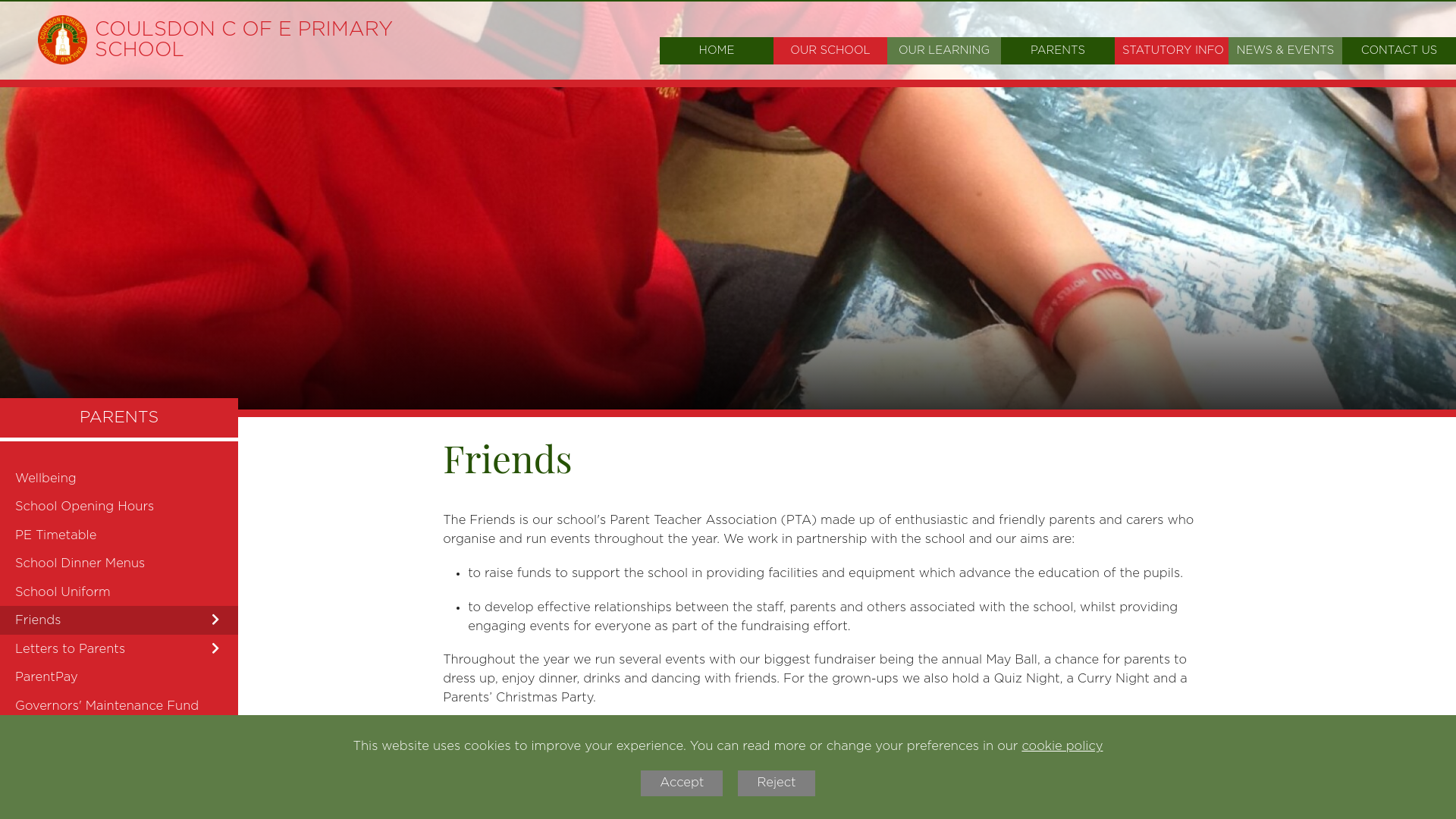 Website screenshot