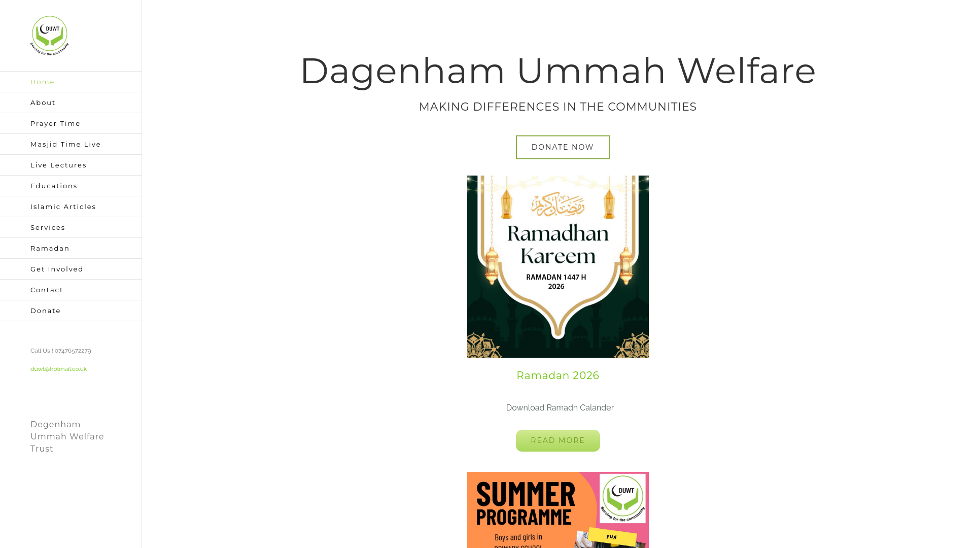 Website screenshot