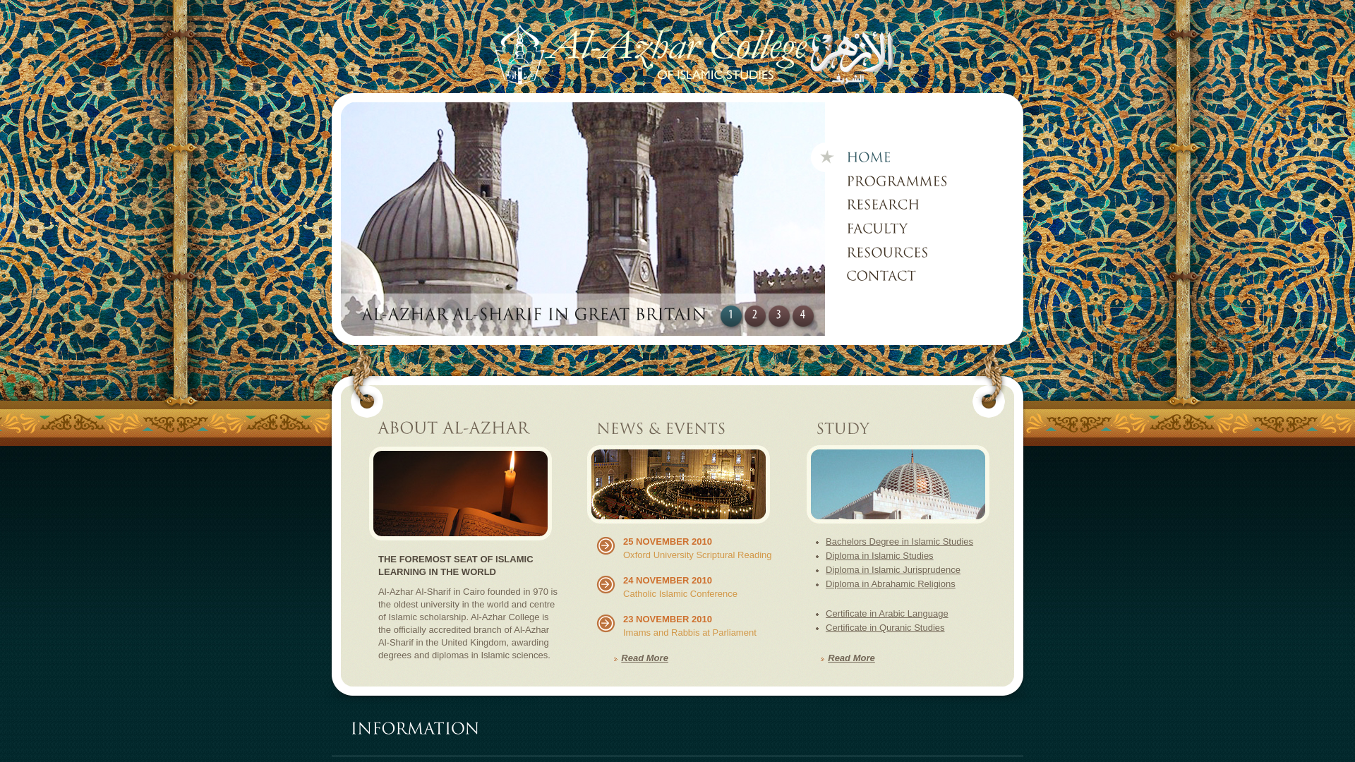 Website screenshot