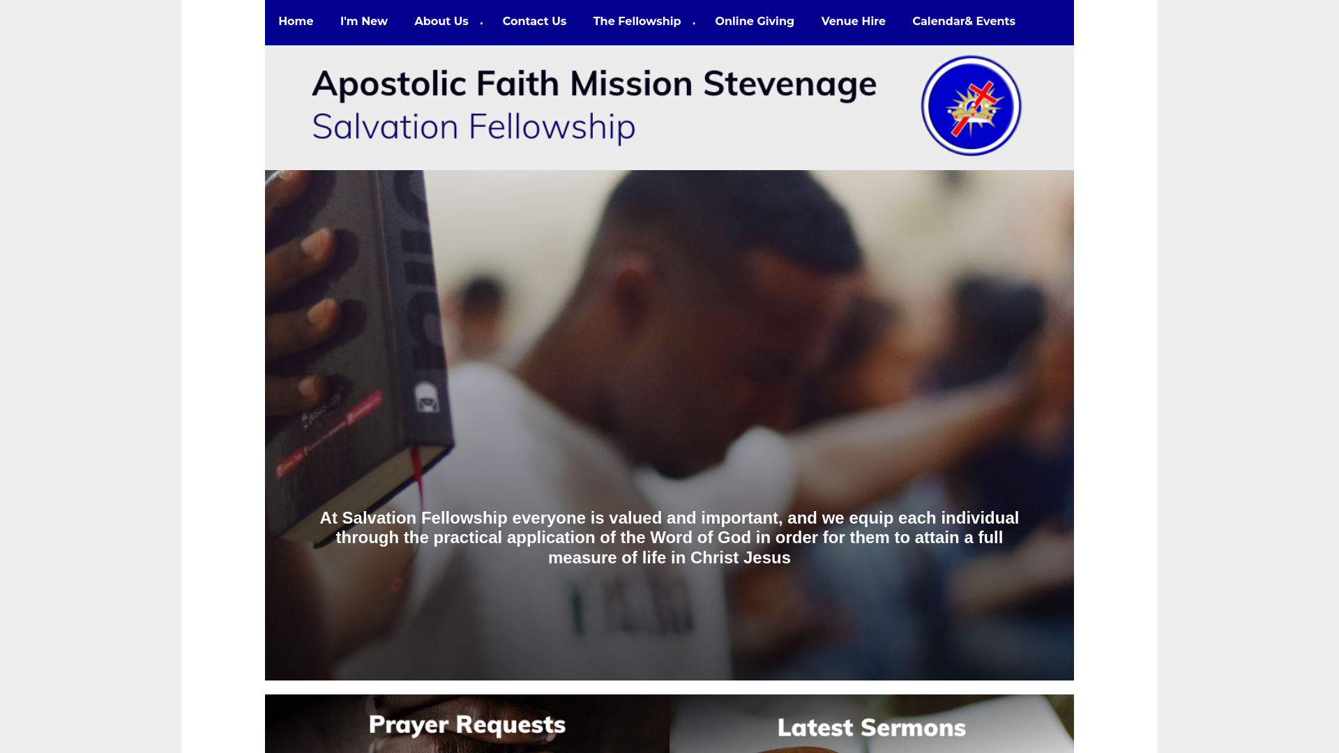 Website screenshot