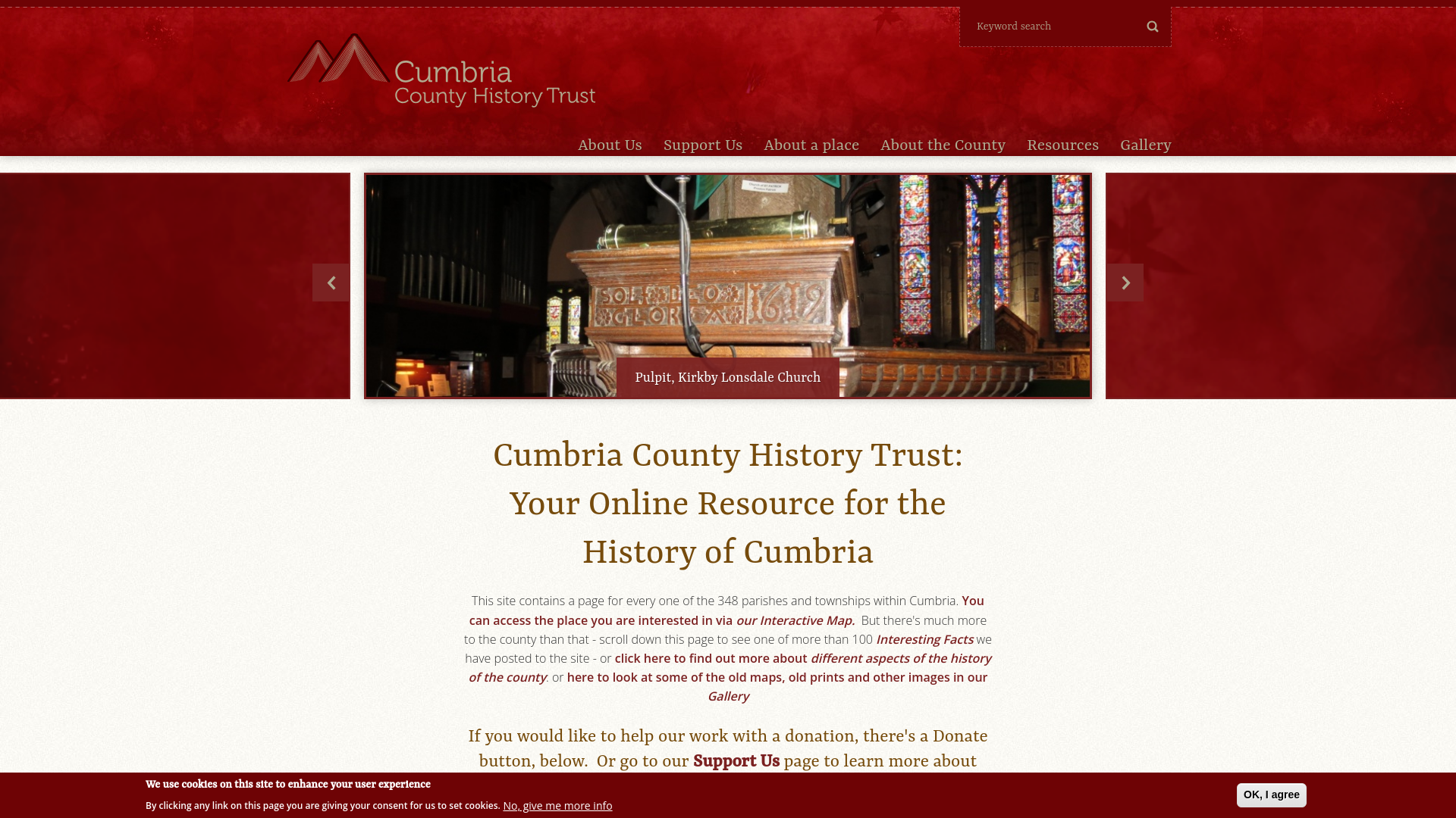 Website screenshot