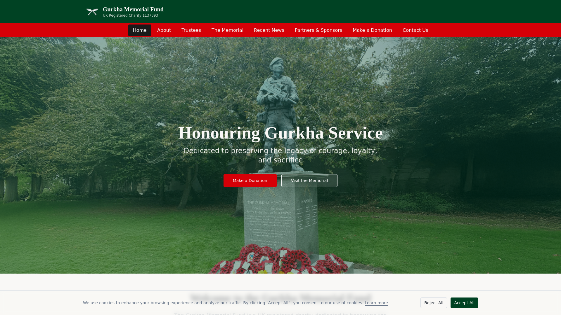Website screenshot