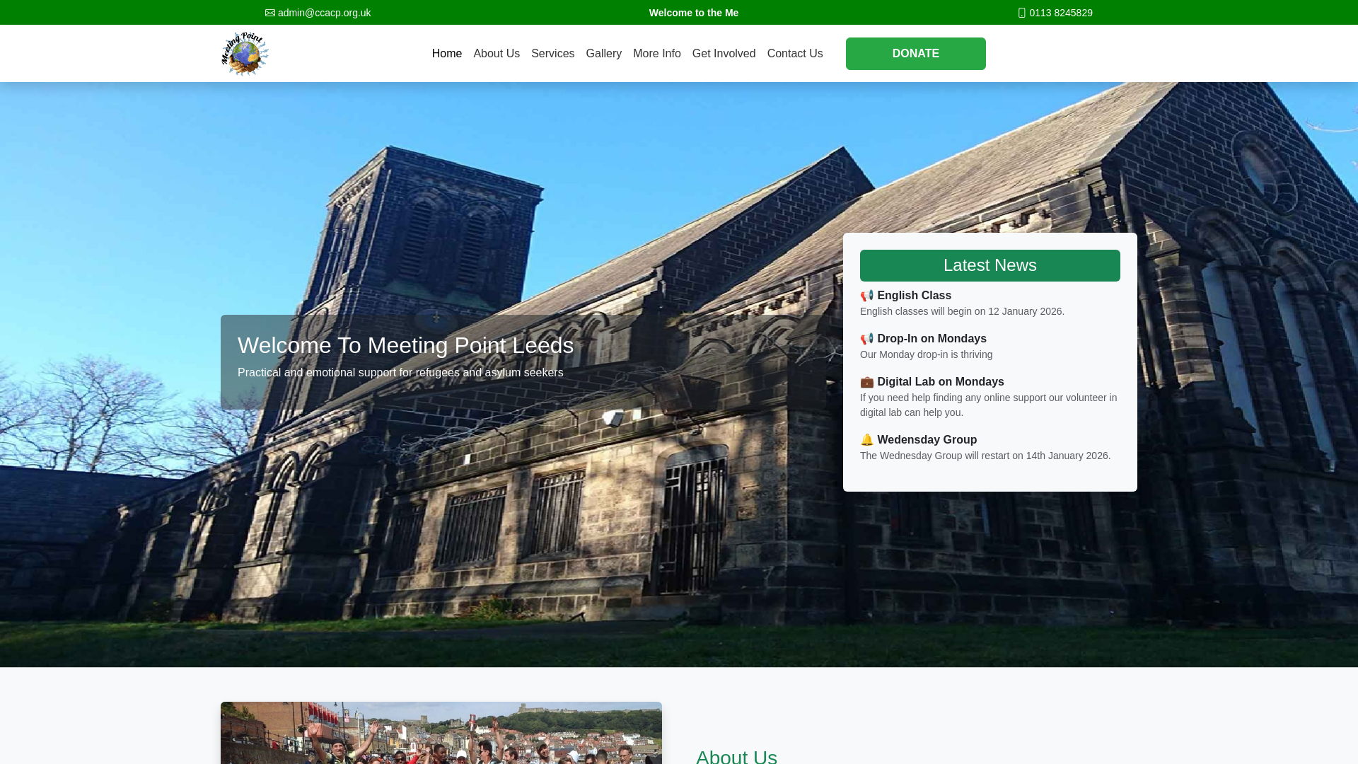 Website screenshot