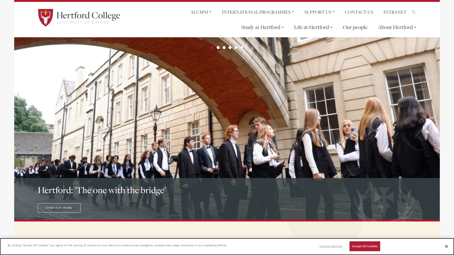 Website screenshot