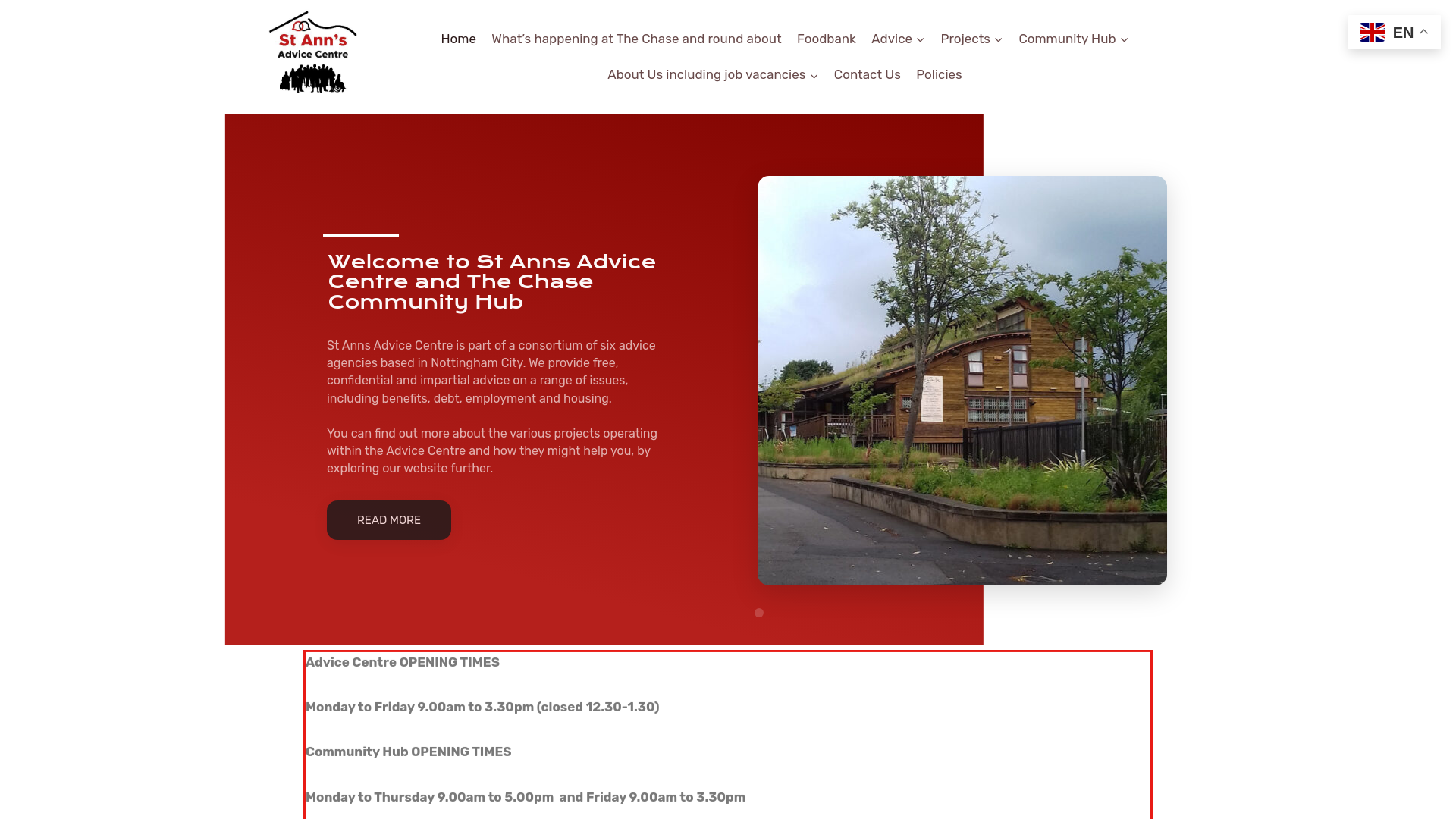 Website screenshot