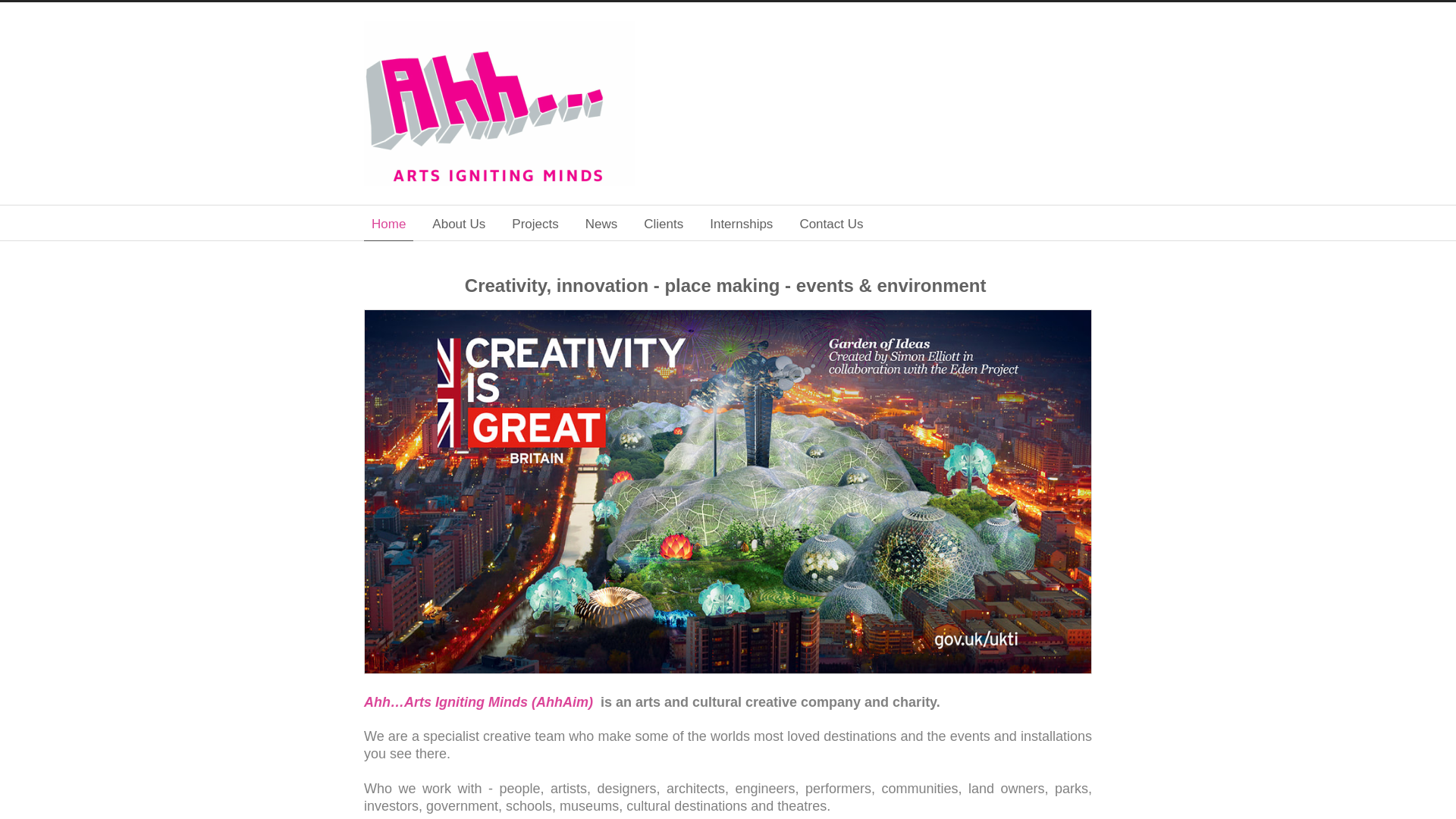 Website screenshot