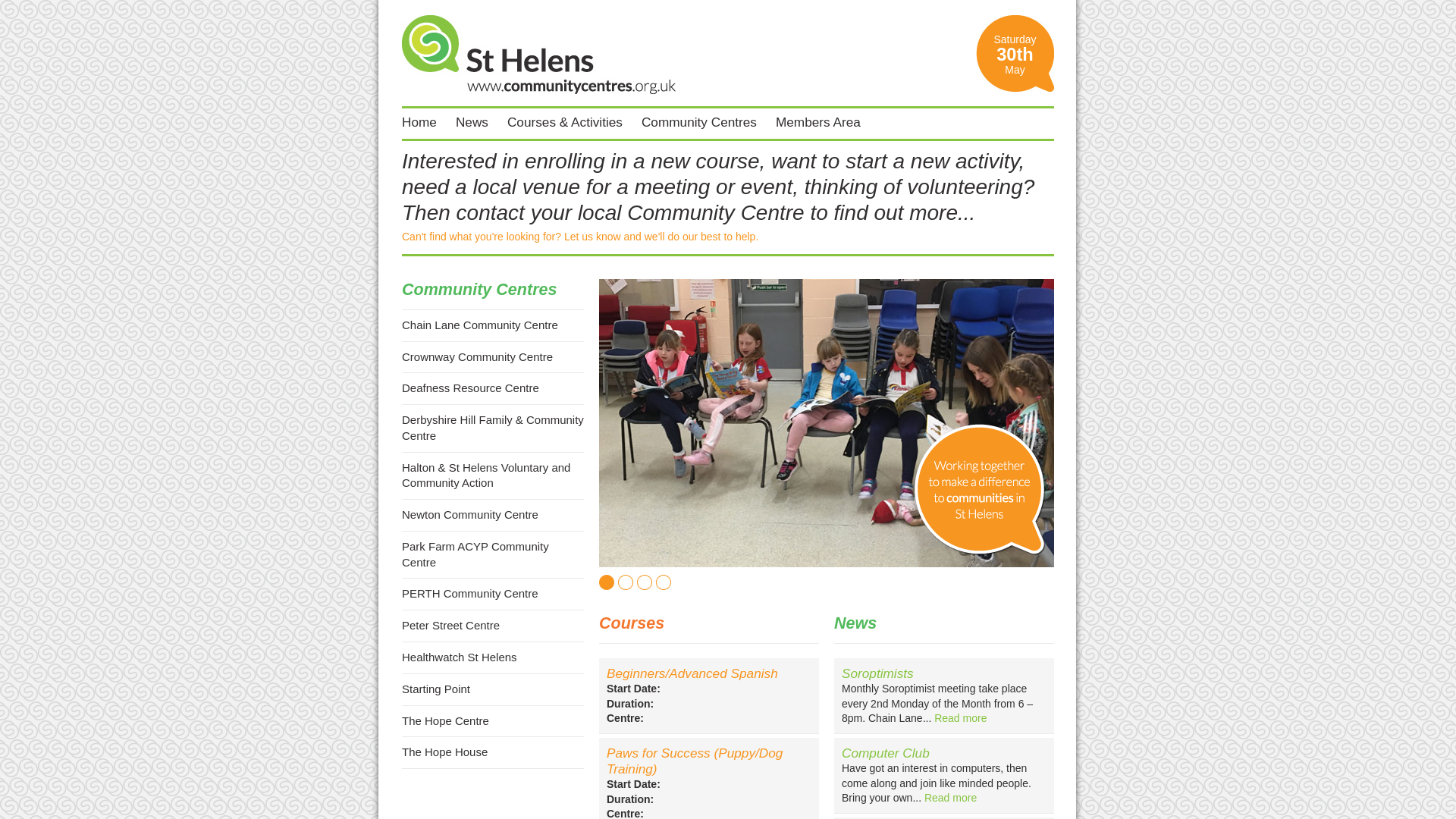 Website screenshot