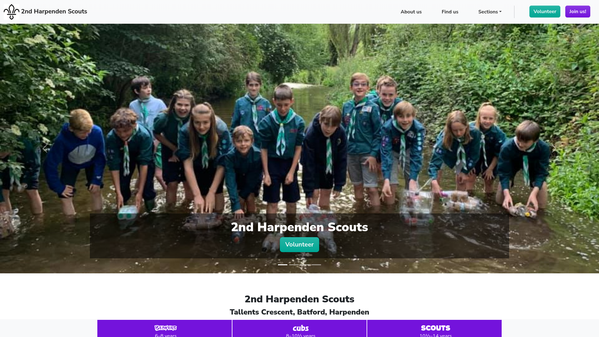 Website screenshot