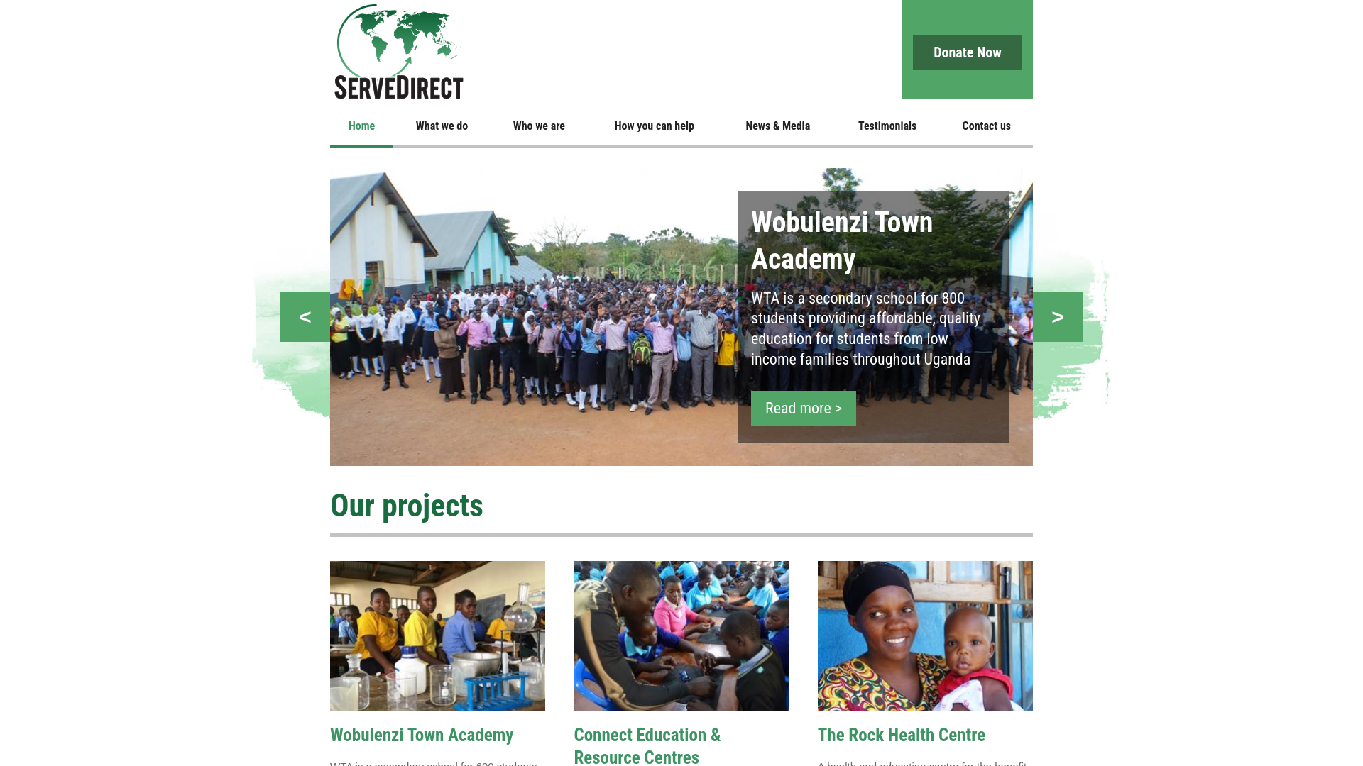 Website screenshot