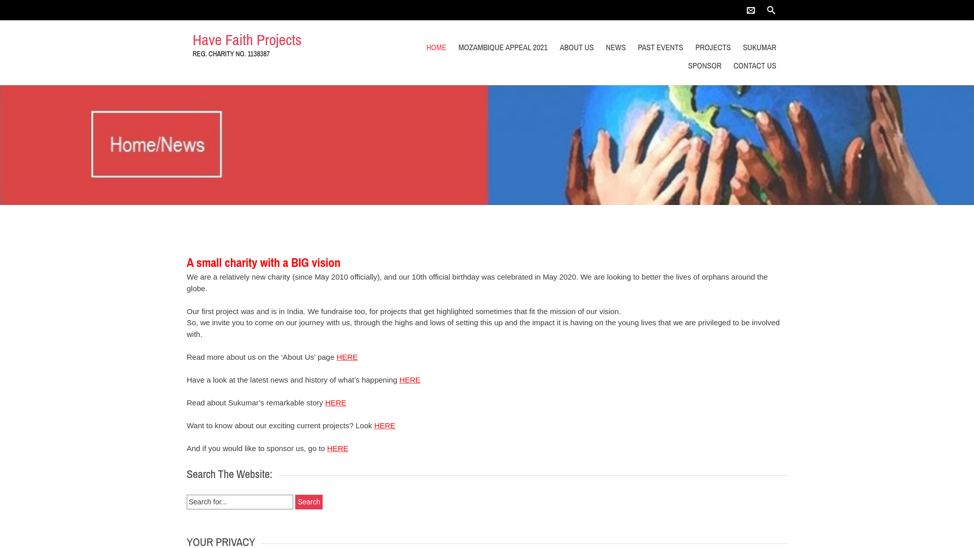Website screenshot