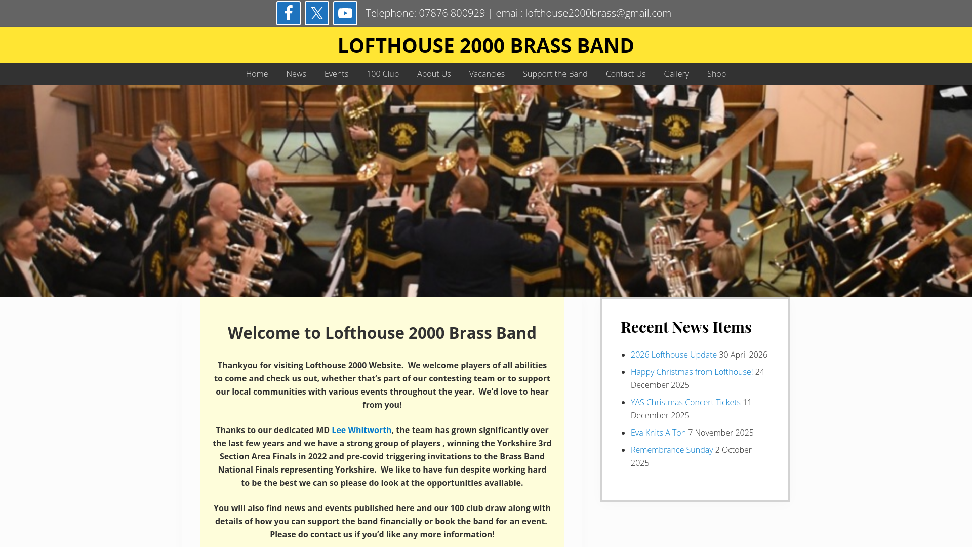Website screenshot