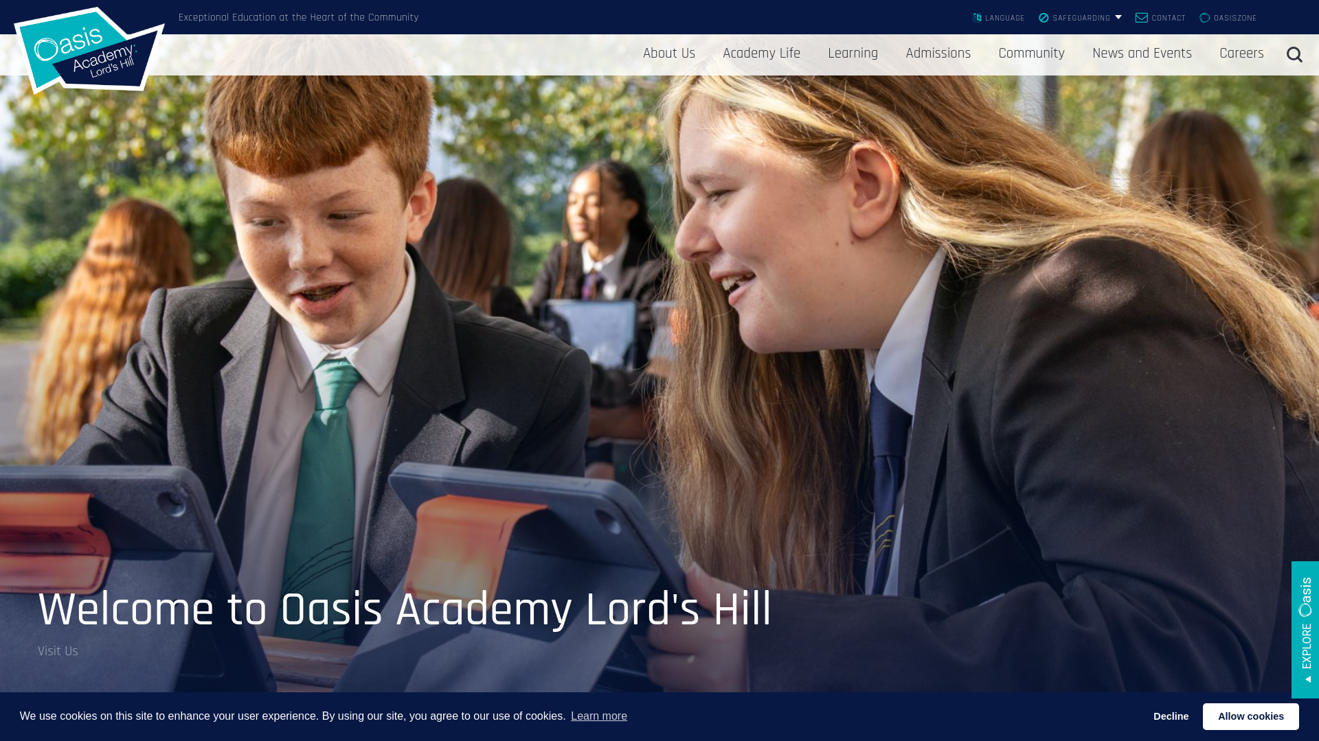 Website screenshot