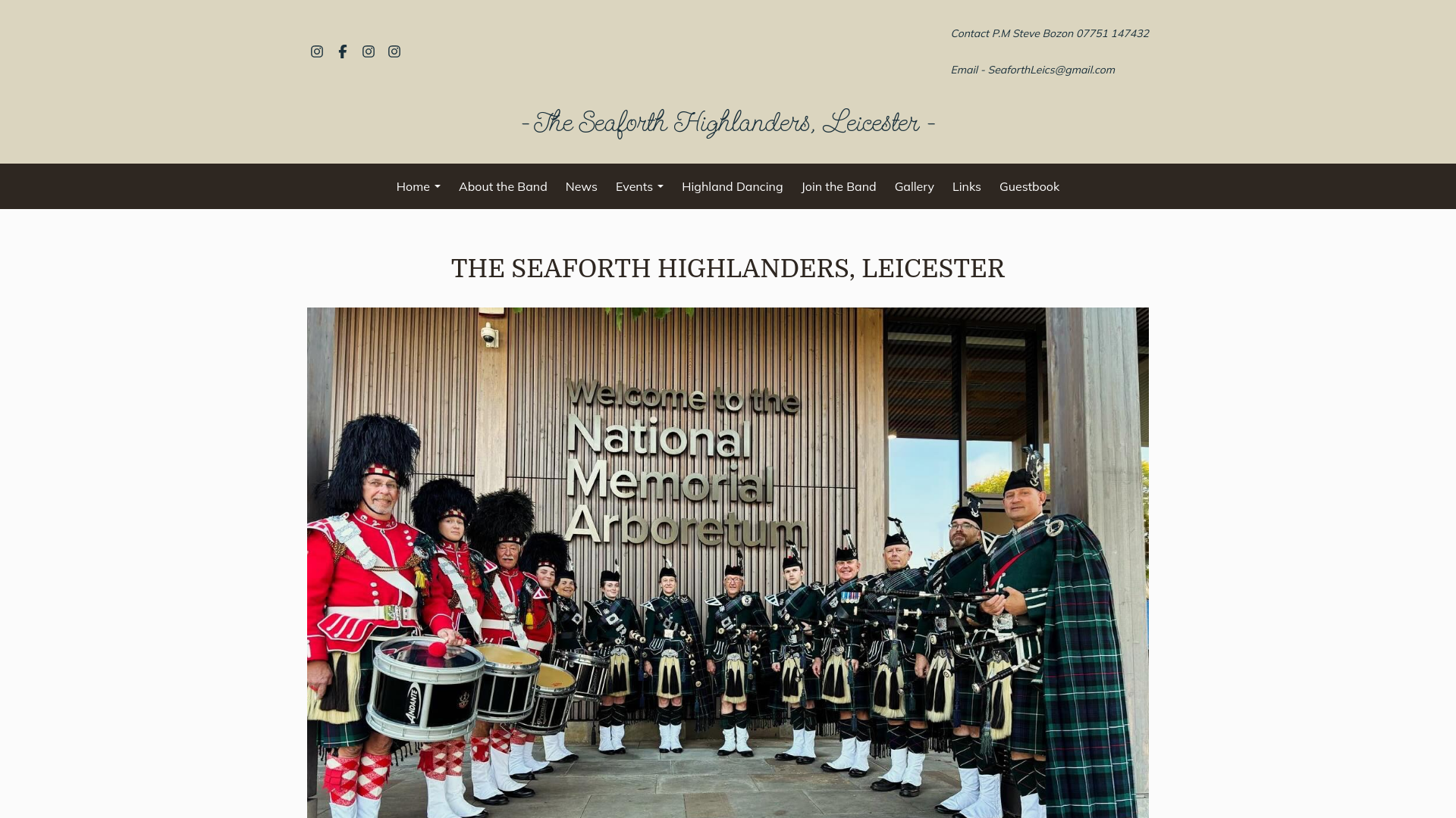 Website screenshot