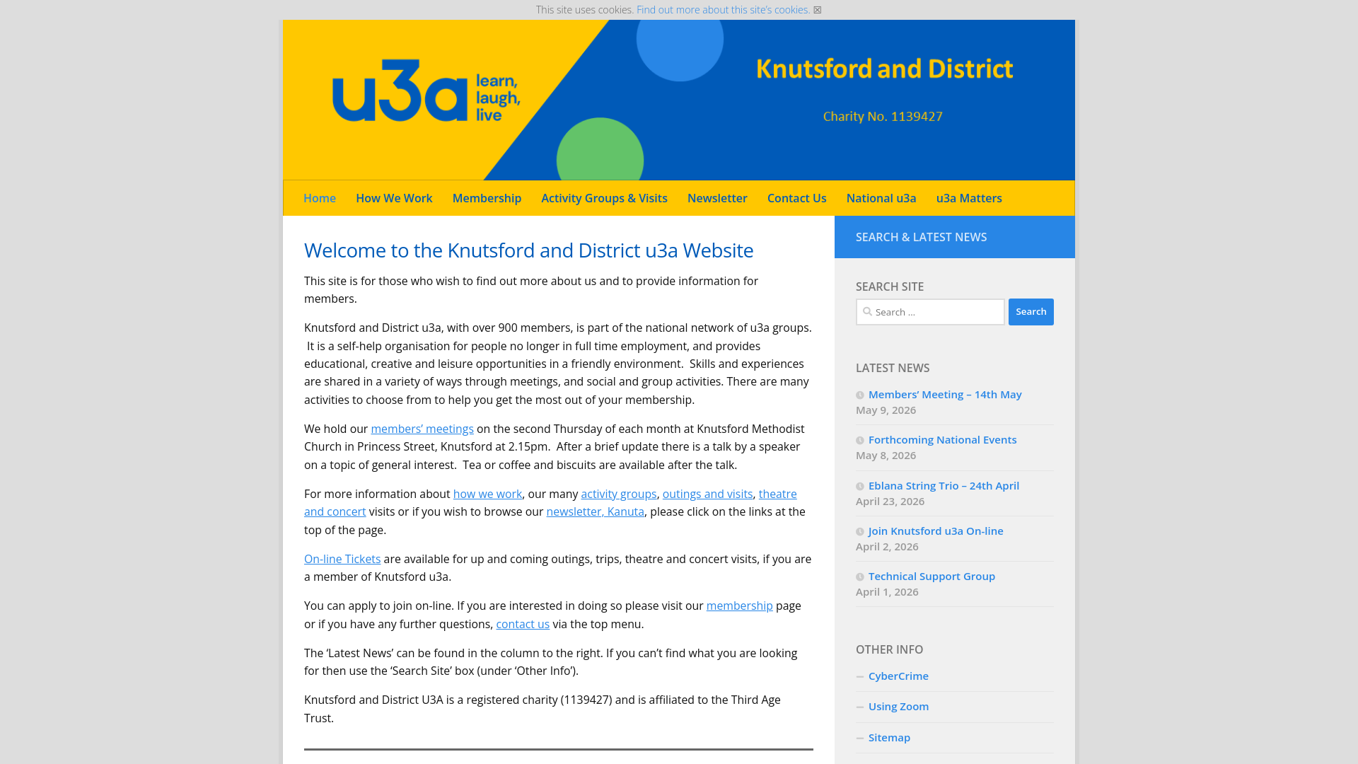 Website screenshot