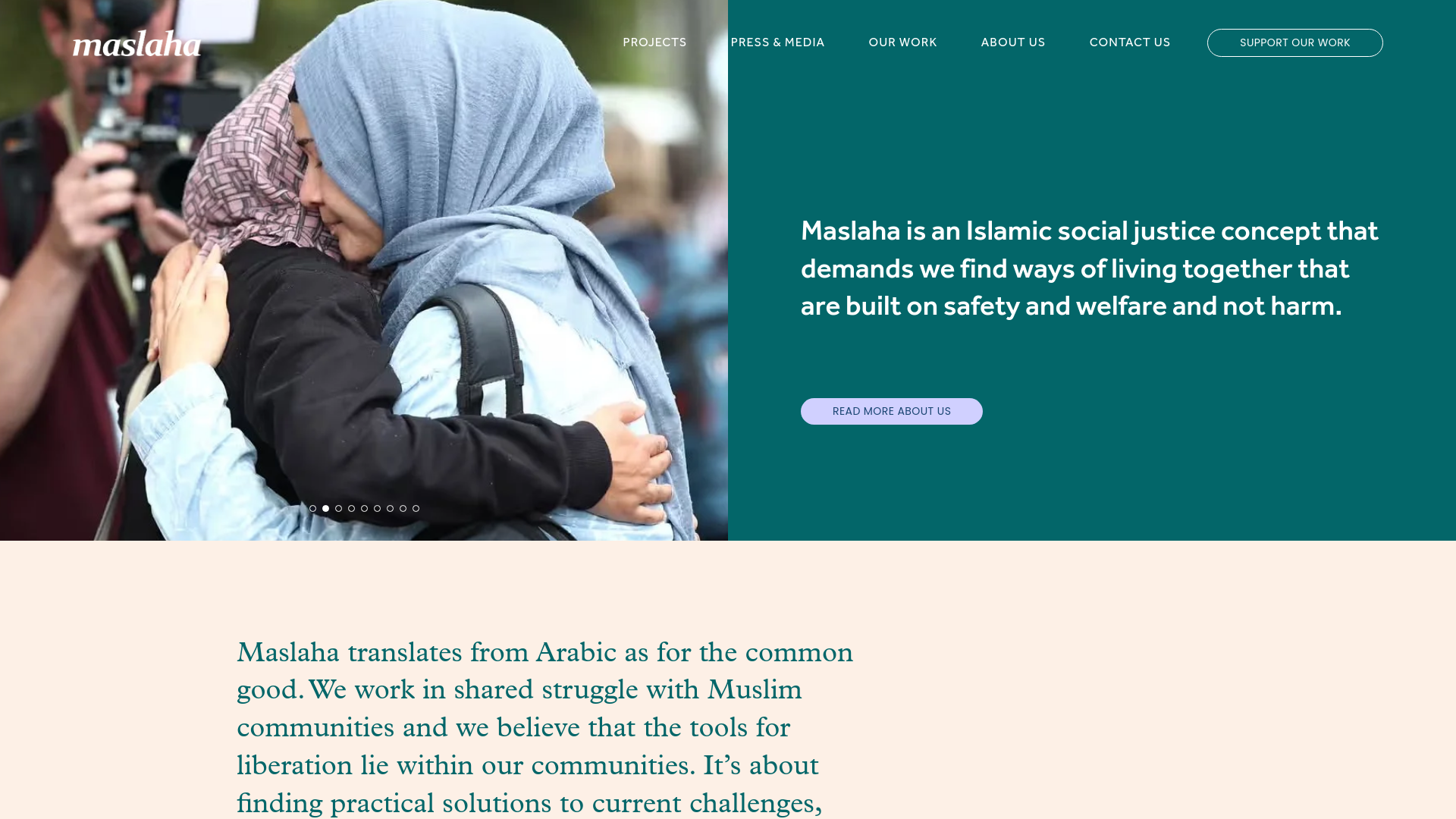 Website screenshot