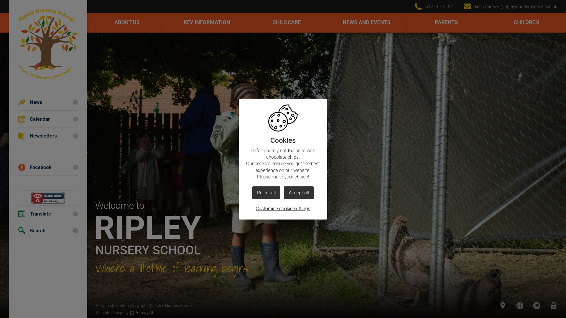 Website screenshot
