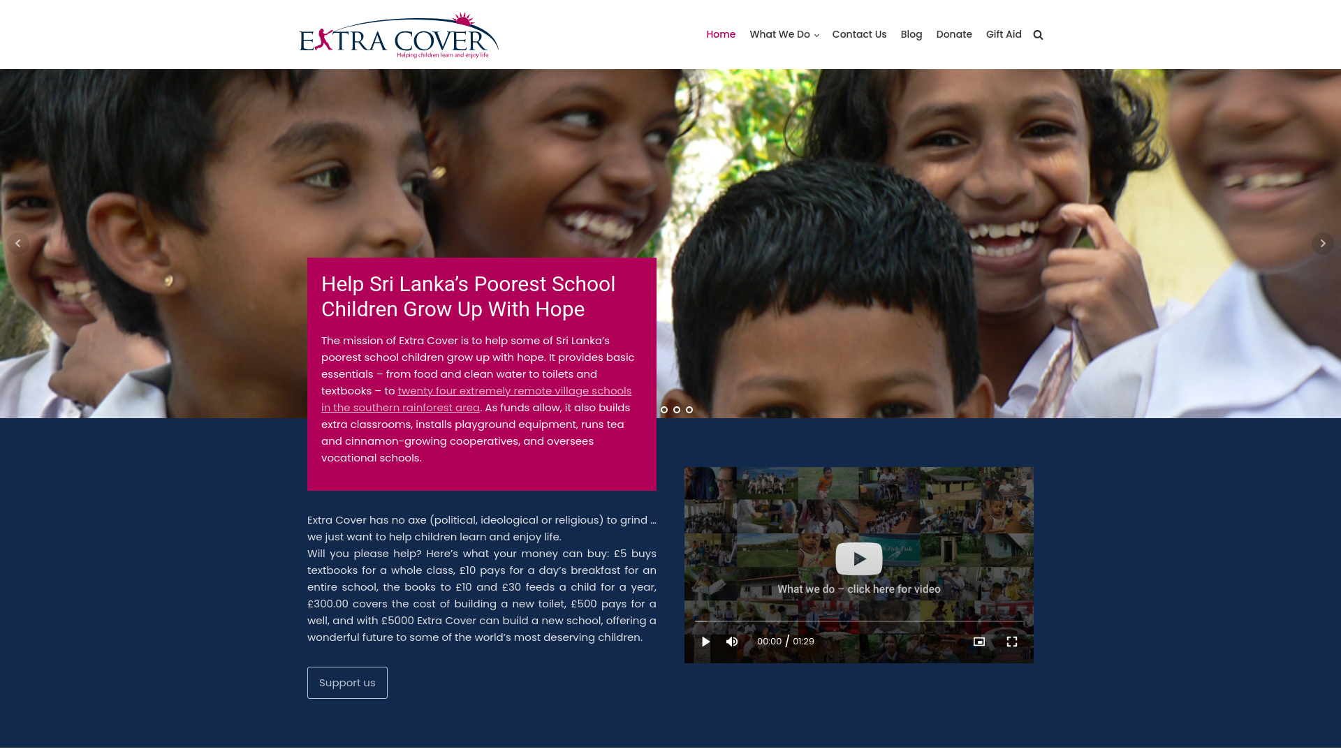 Website screenshot