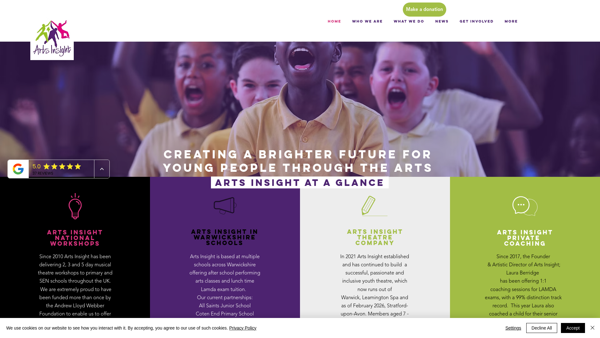 Website screenshot