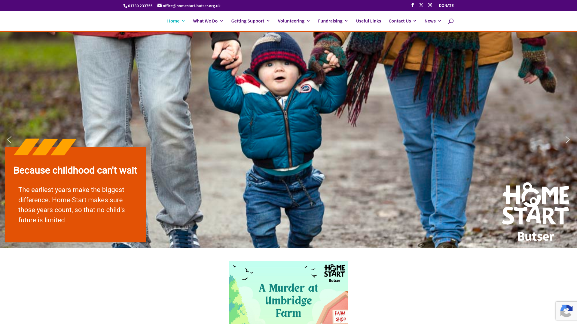 Website screenshot