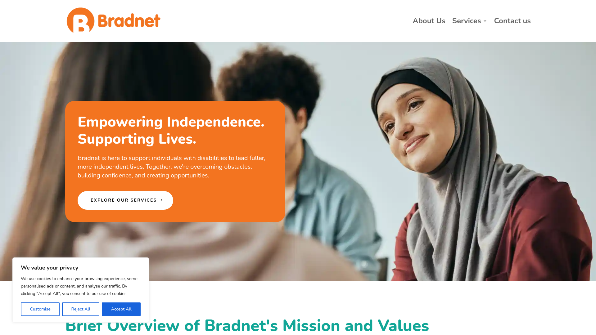 Website screenshot