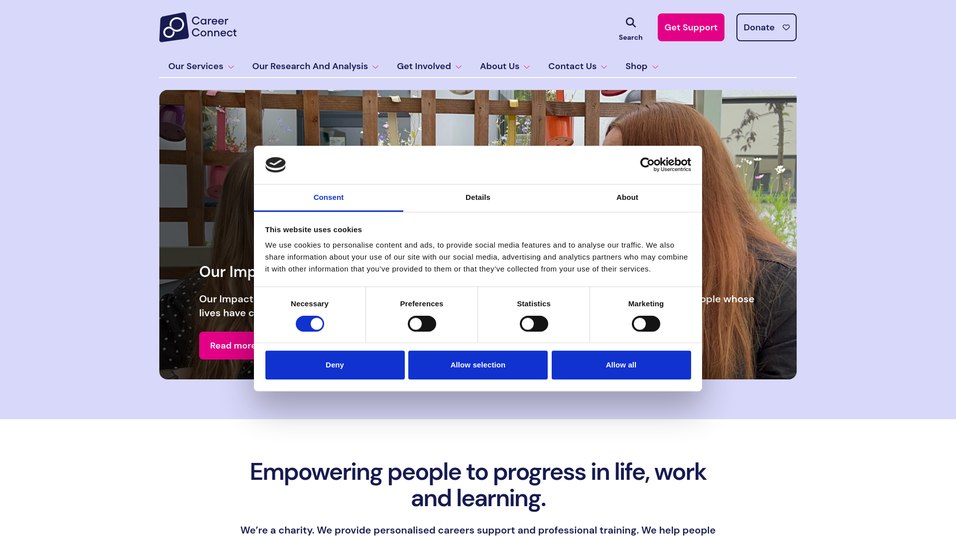 Website screenshot