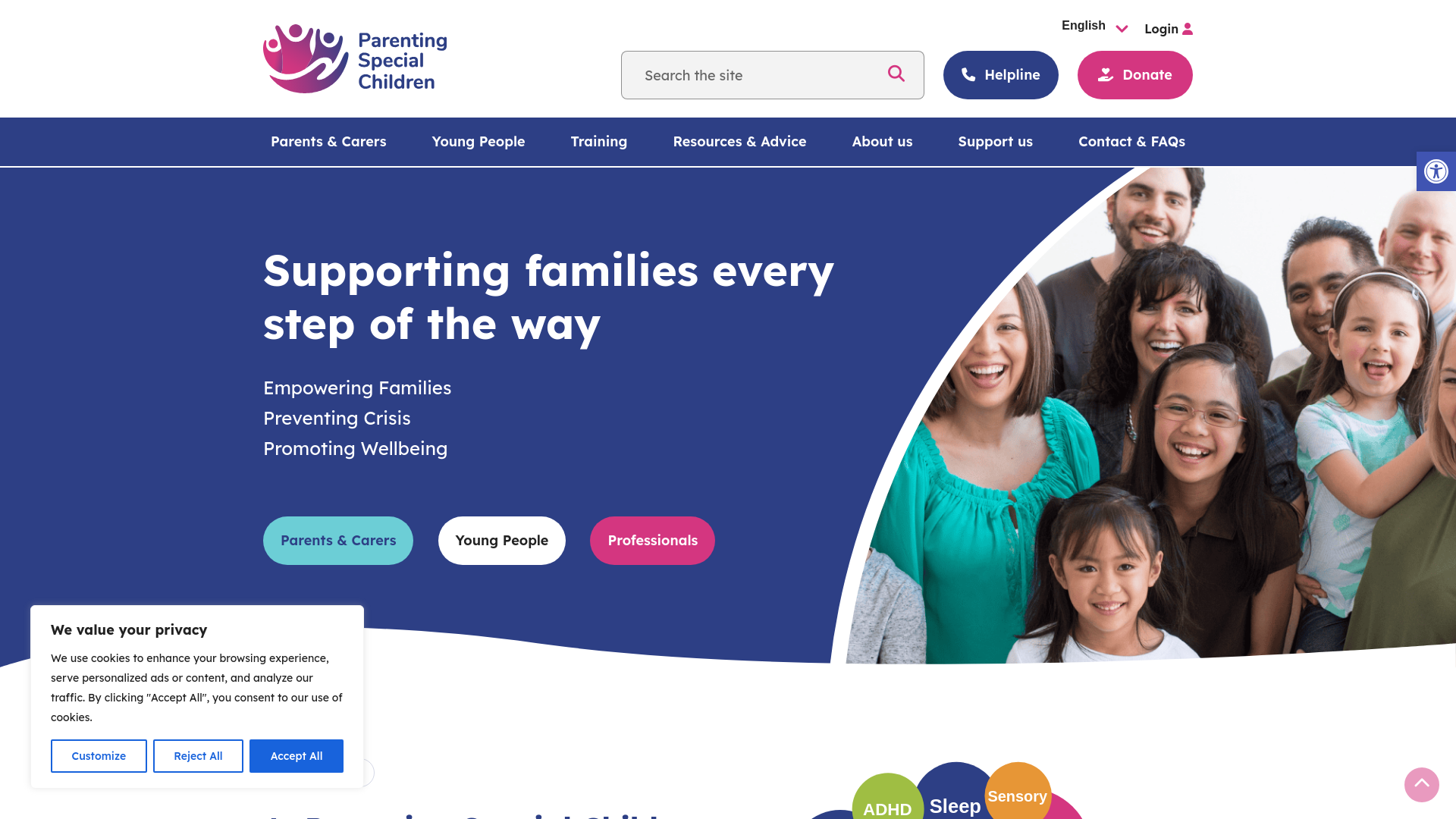 Website screenshot