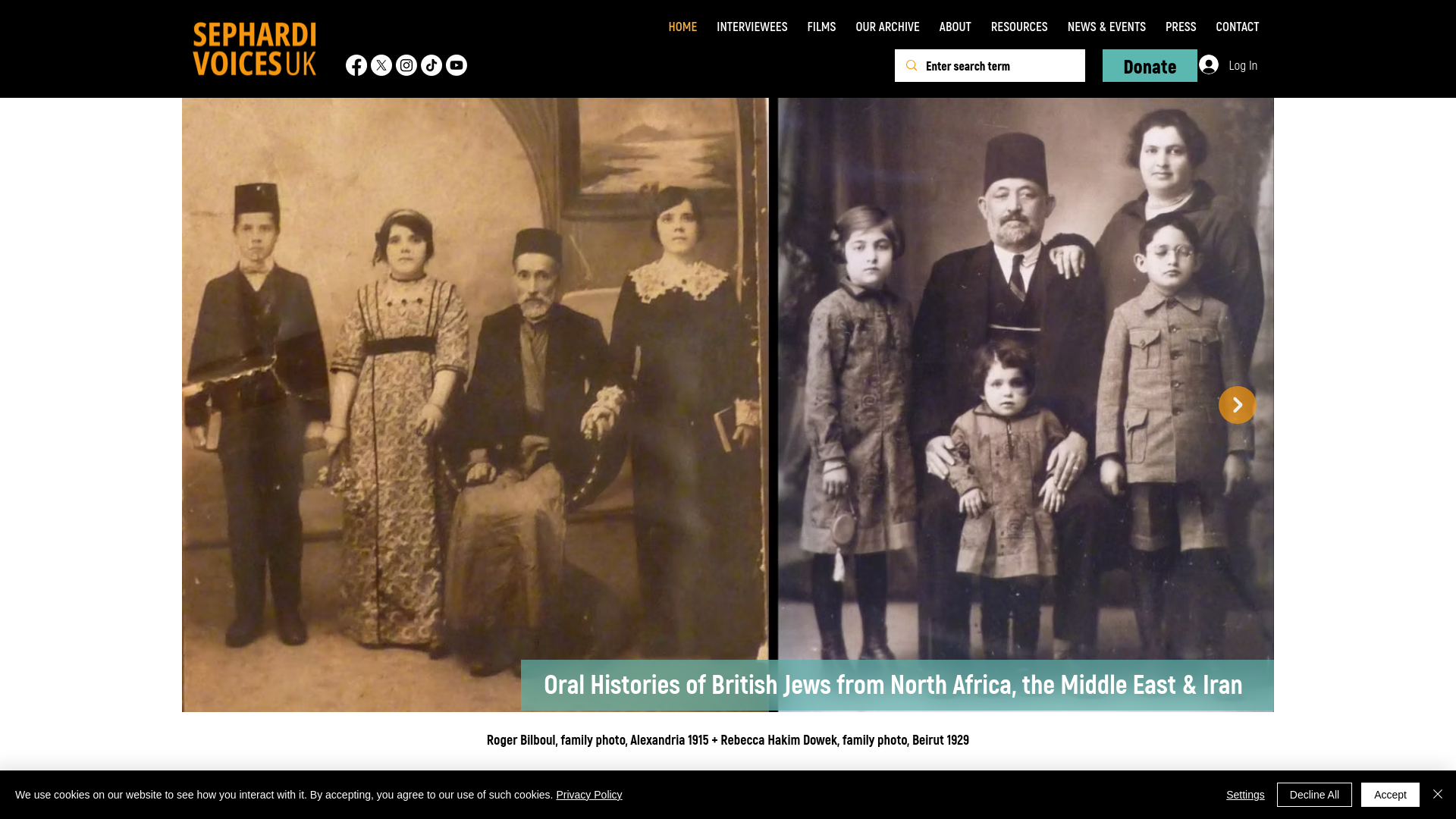 Website screenshot