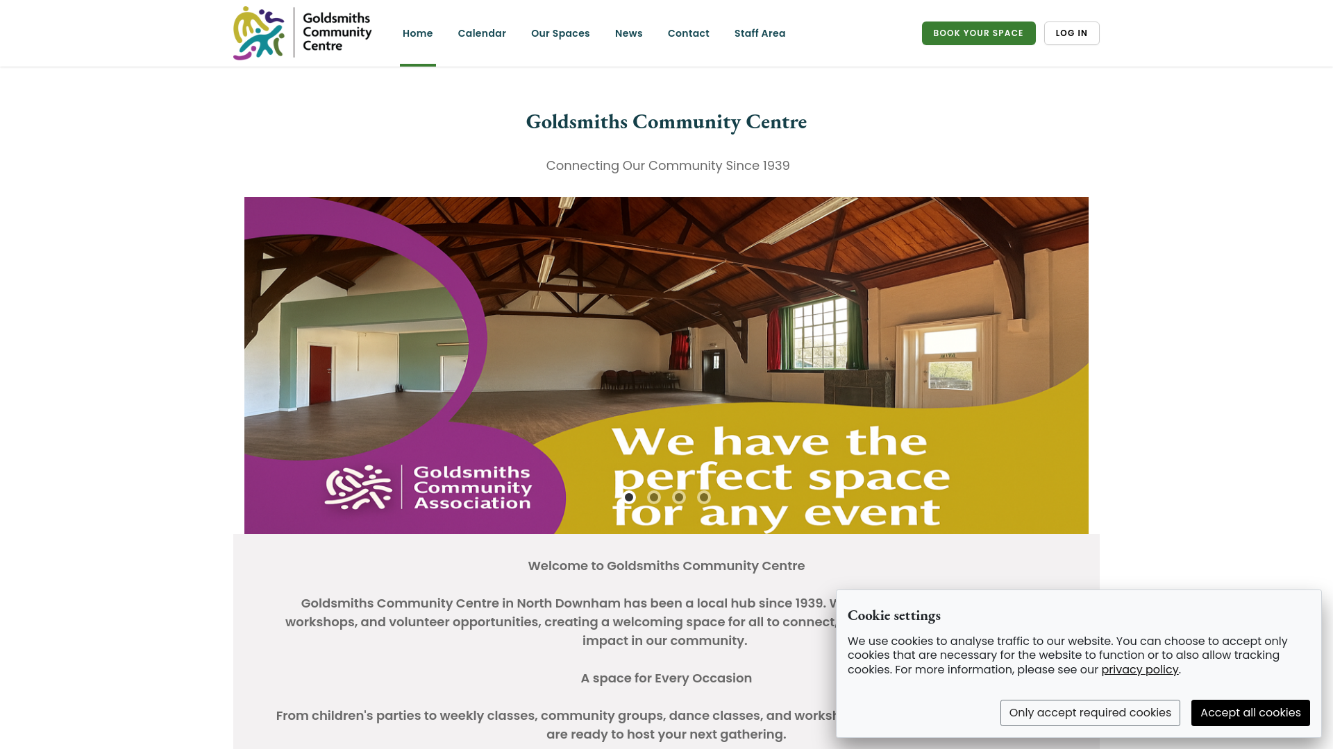 Website screenshot