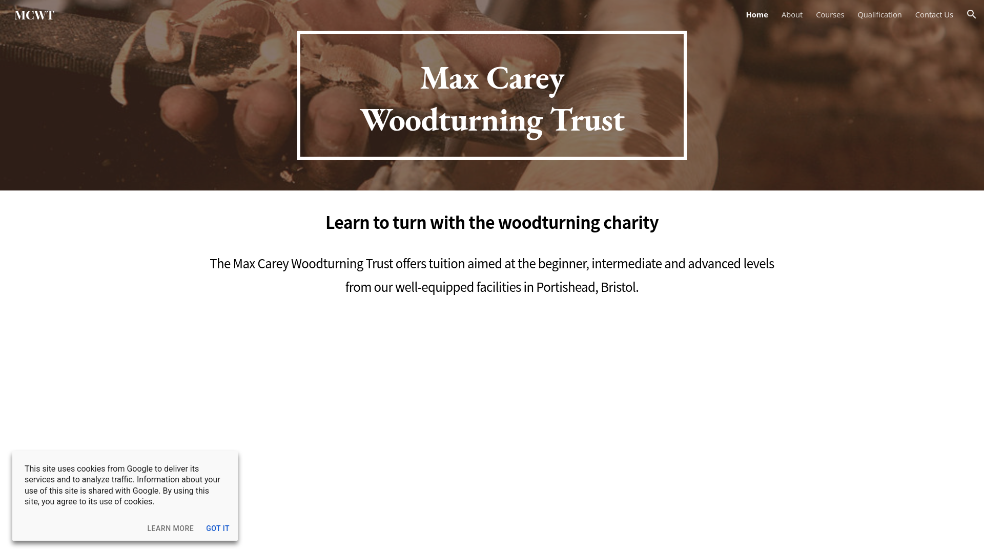 Website screenshot