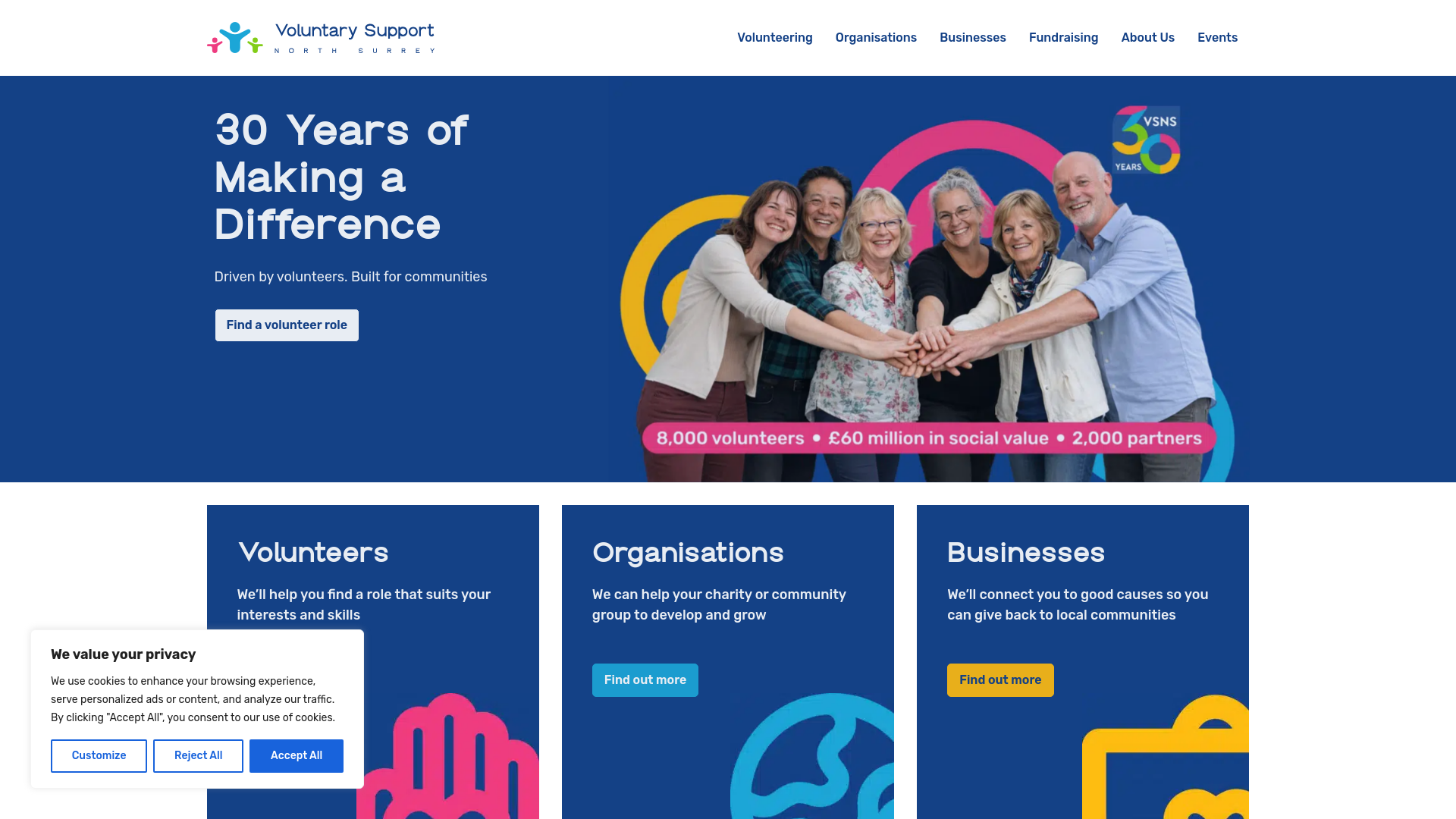 Website screenshot