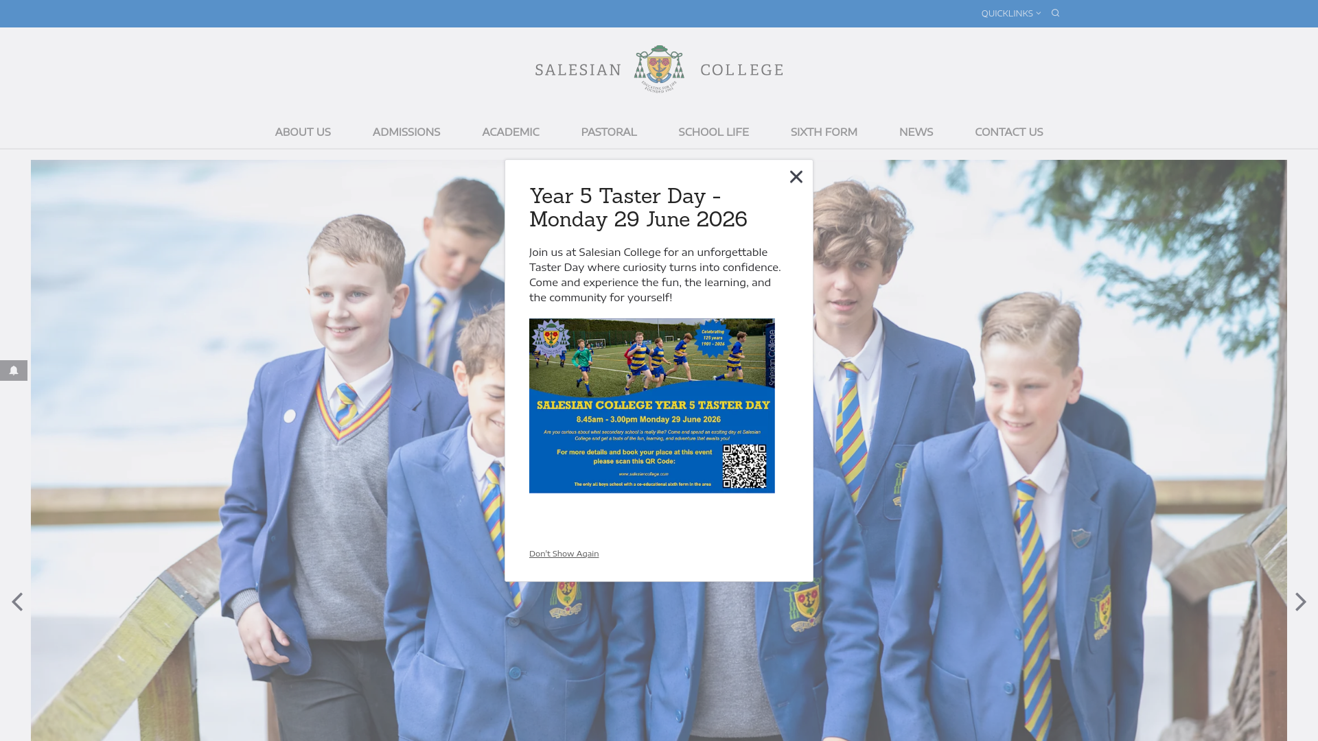 Website screenshot