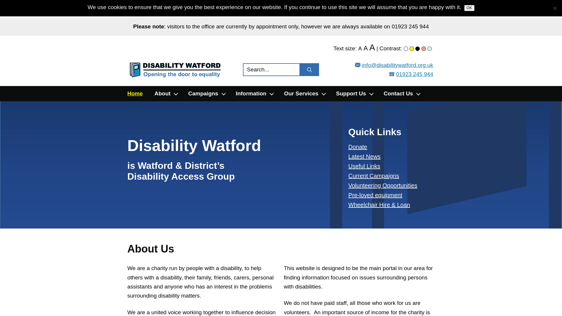 Website screenshot