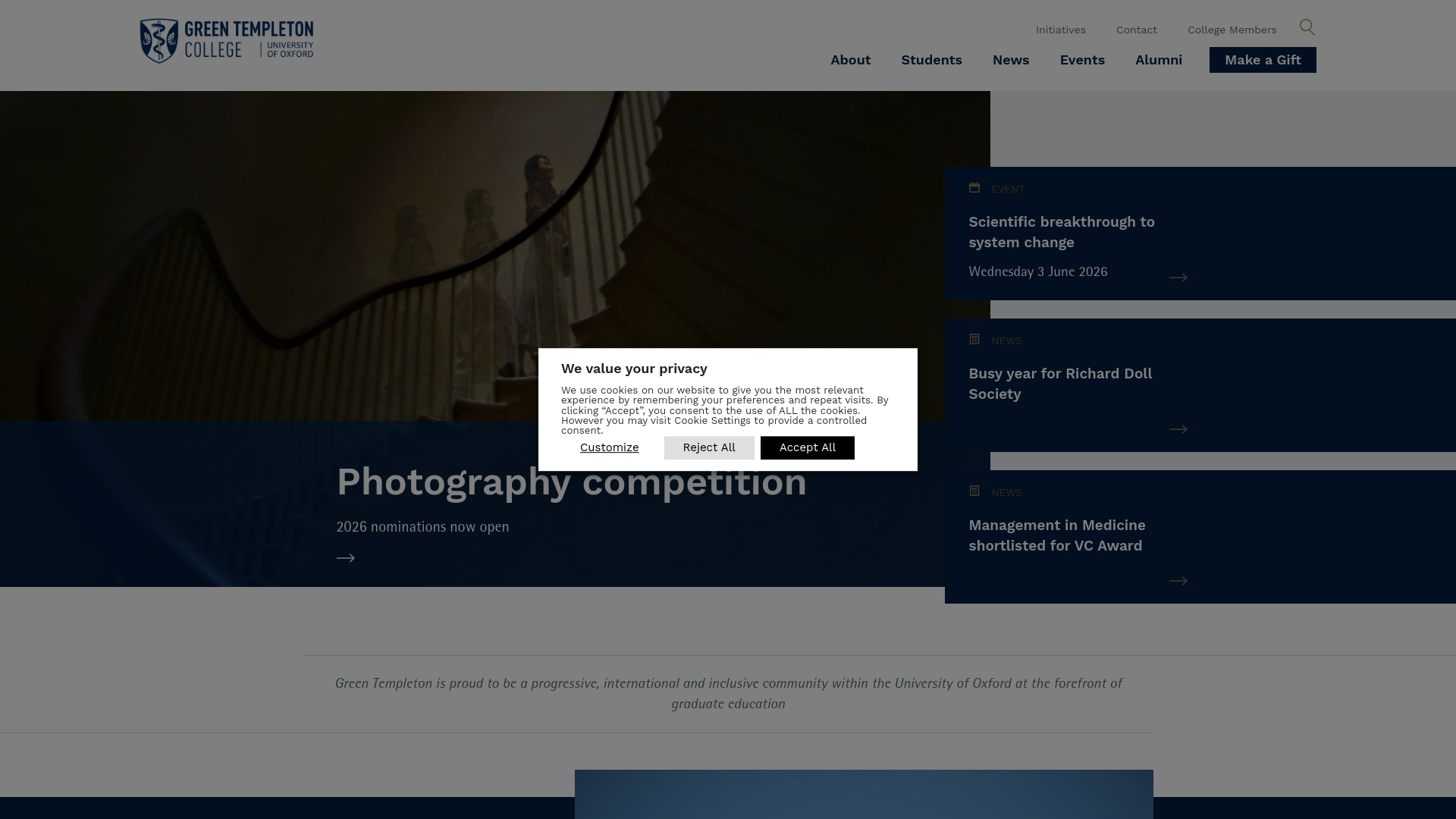 Website screenshot