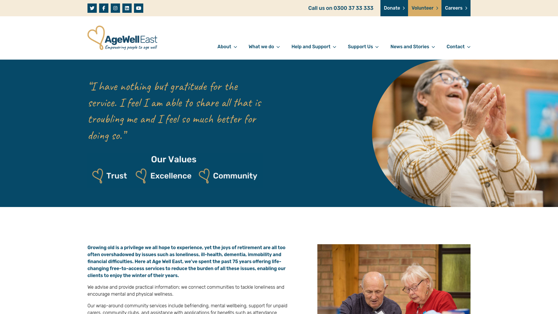 Website screenshot