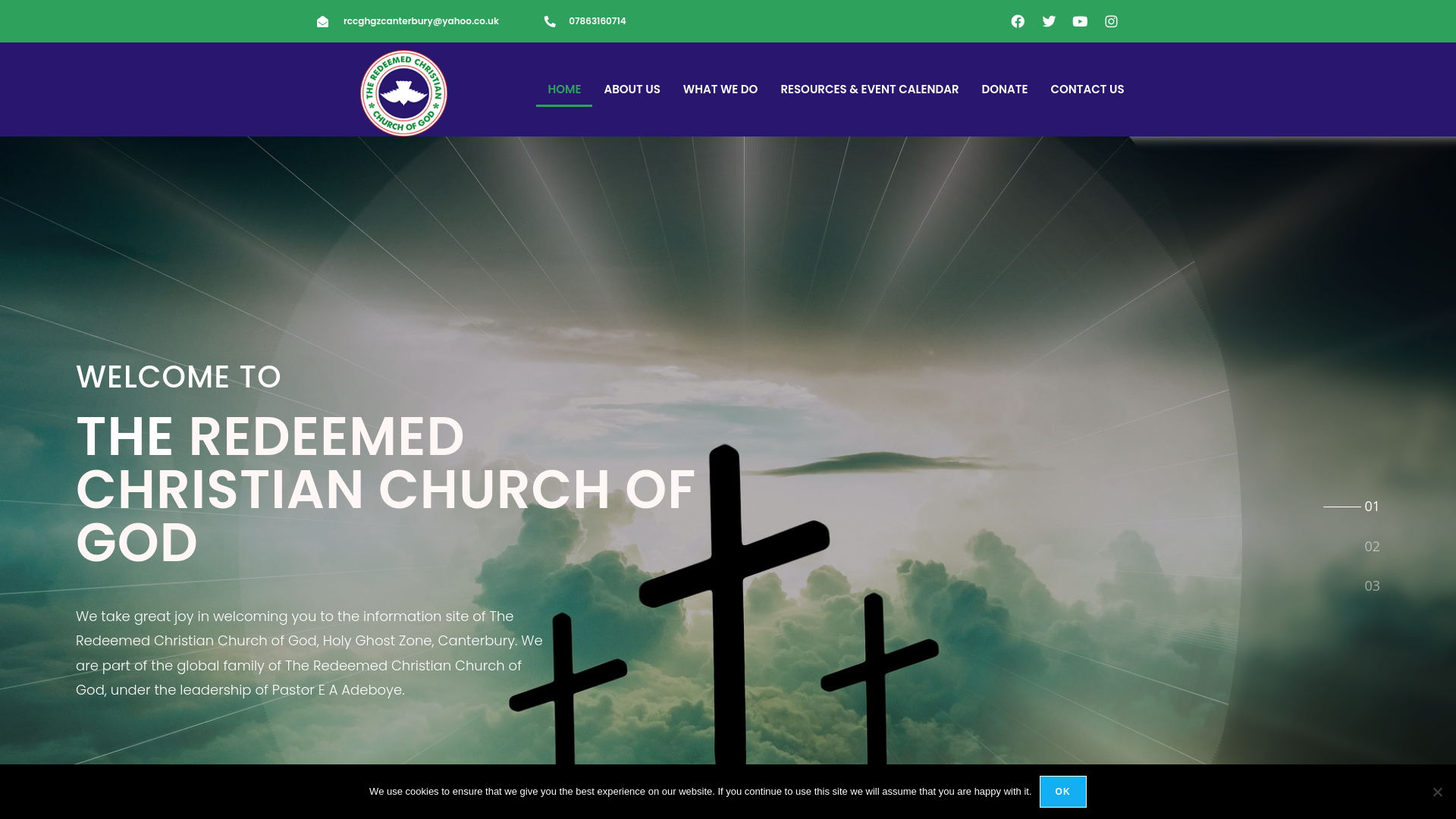 Website screenshot