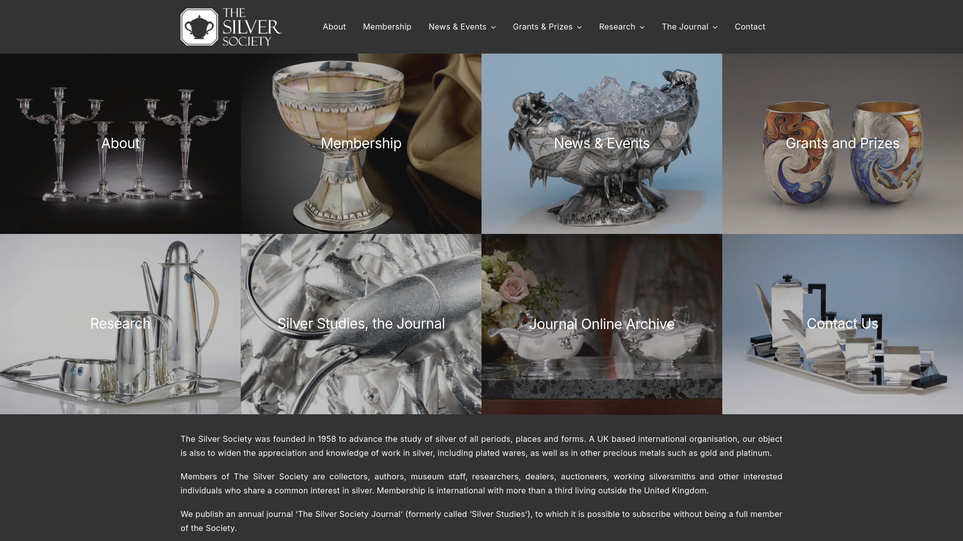 Website screenshot