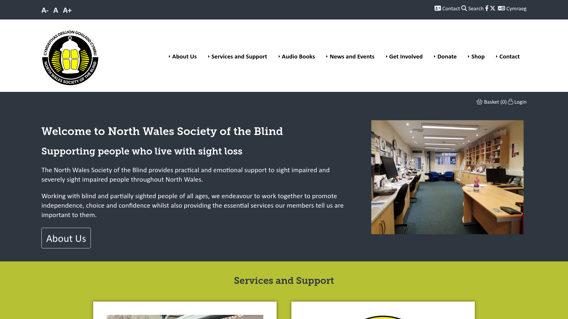 Website screenshot