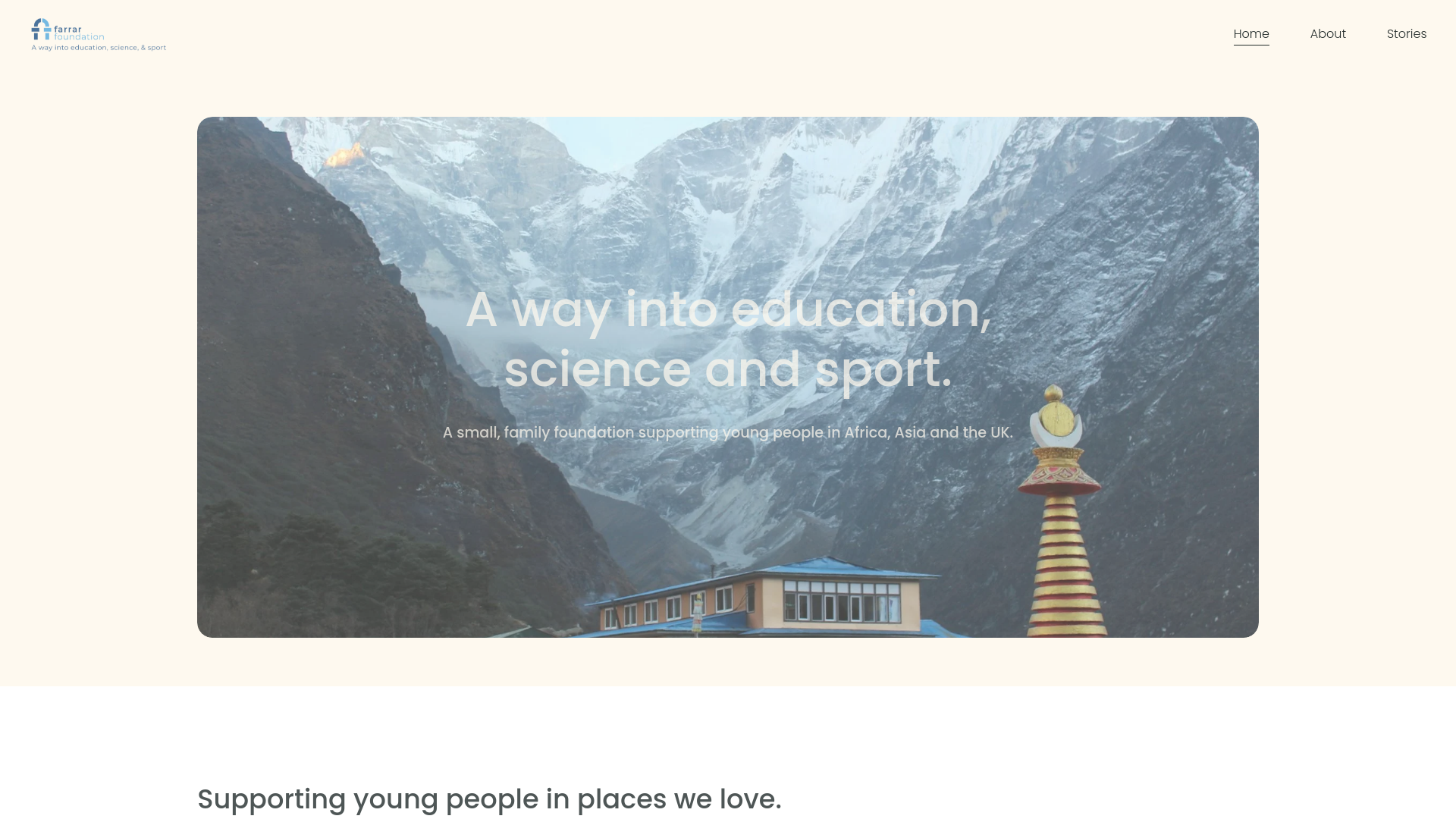 Website screenshot