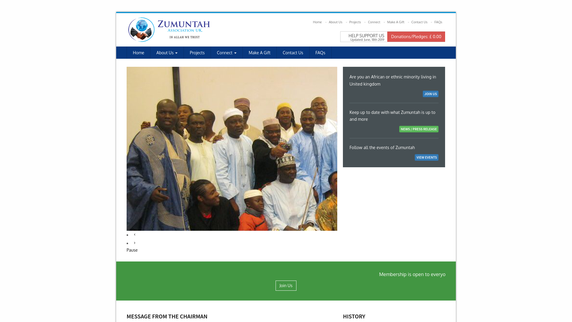 Website screenshot