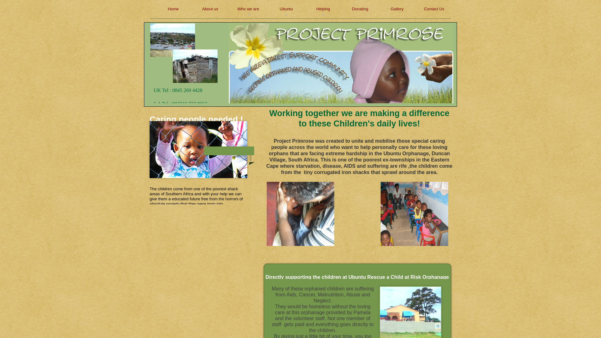 Website screenshot