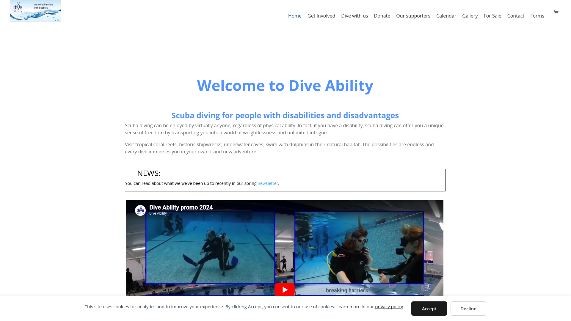 Website screenshot