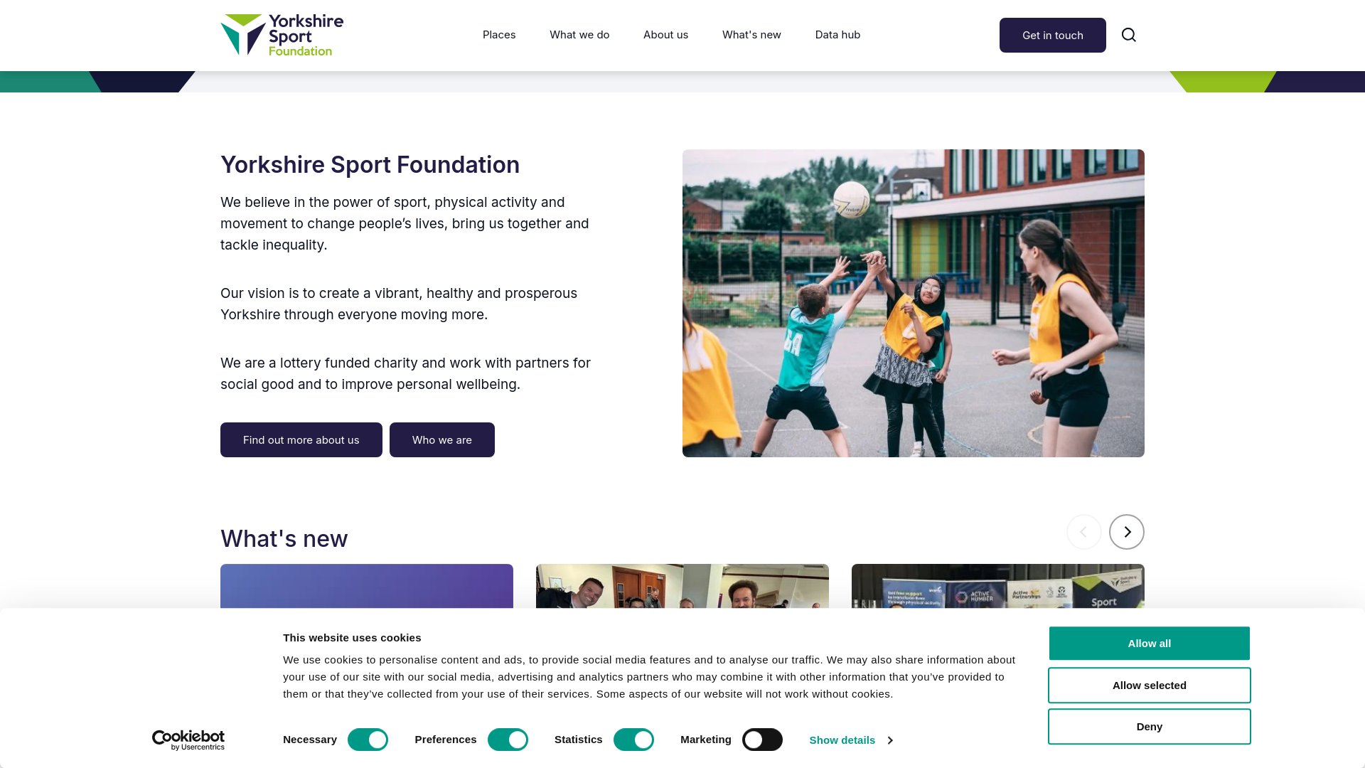 Website screenshot