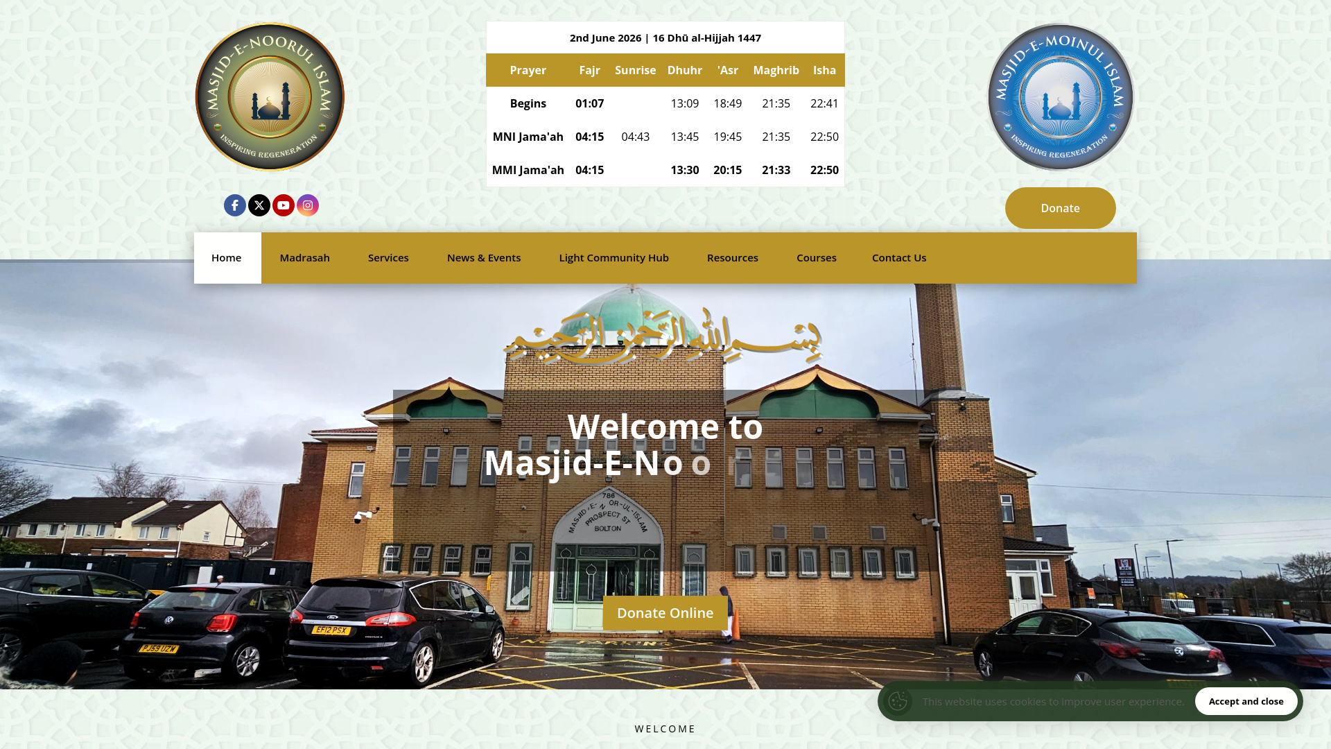 Website screenshot