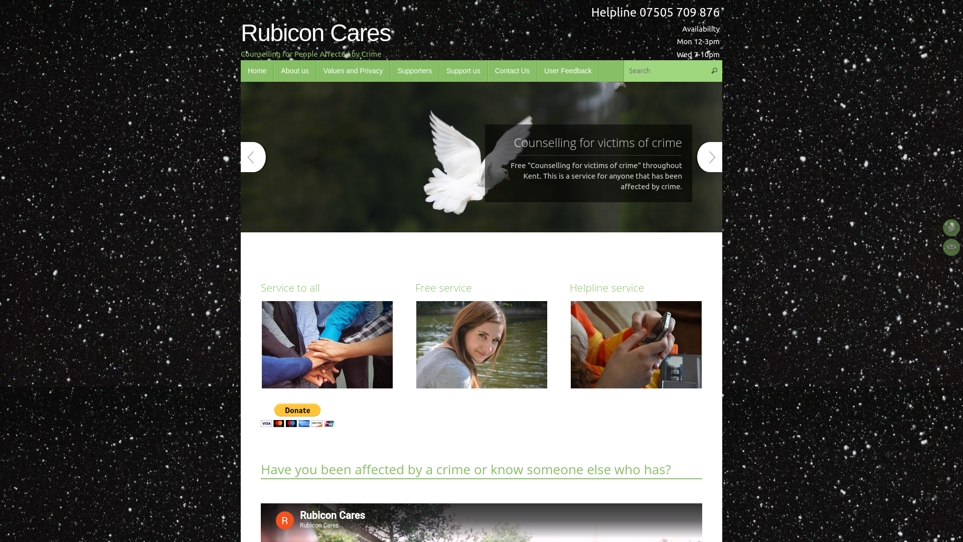 Website screenshot