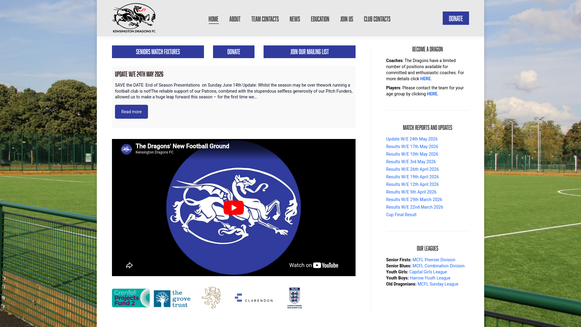 Website screenshot