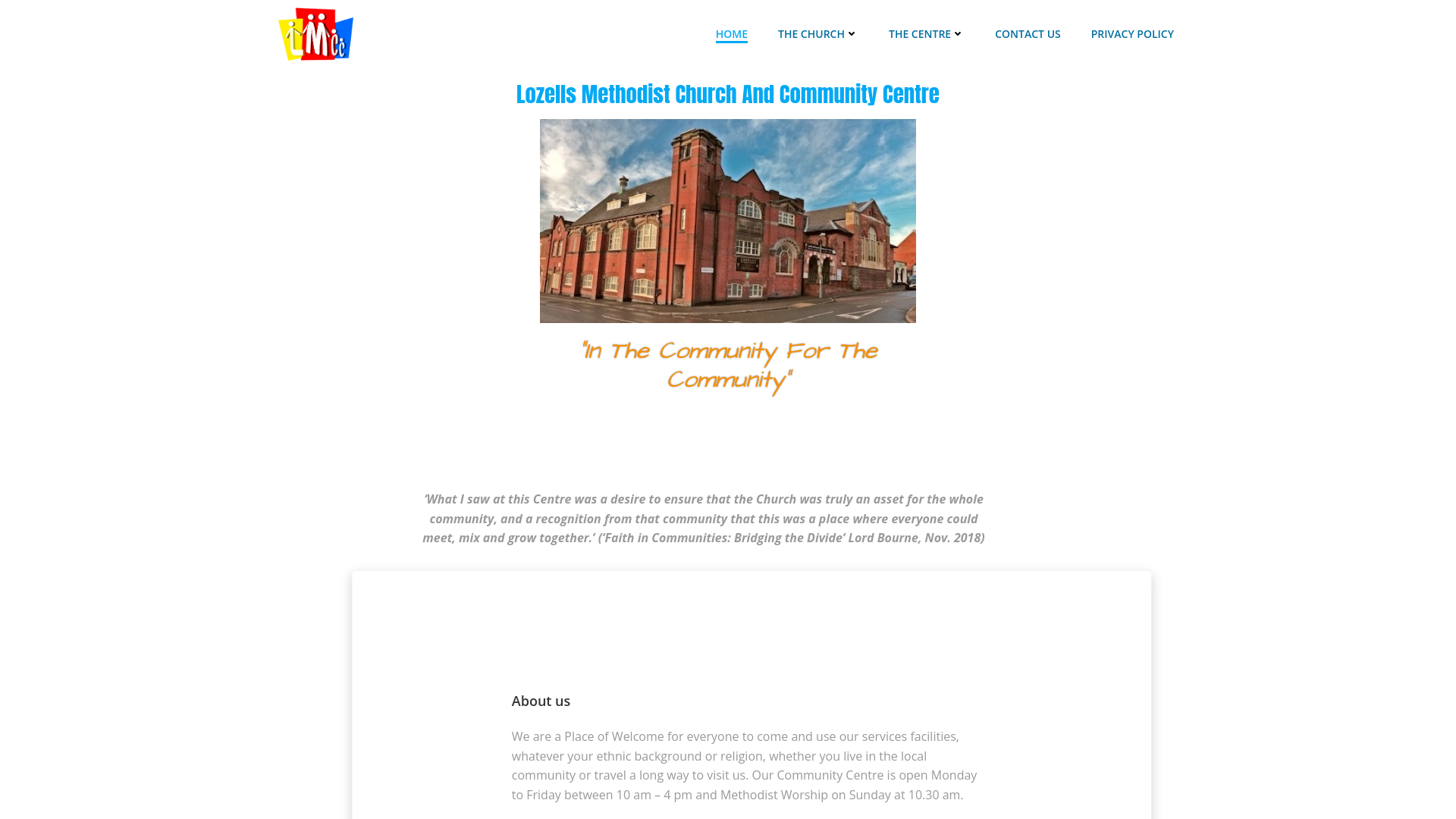 Website screenshot
