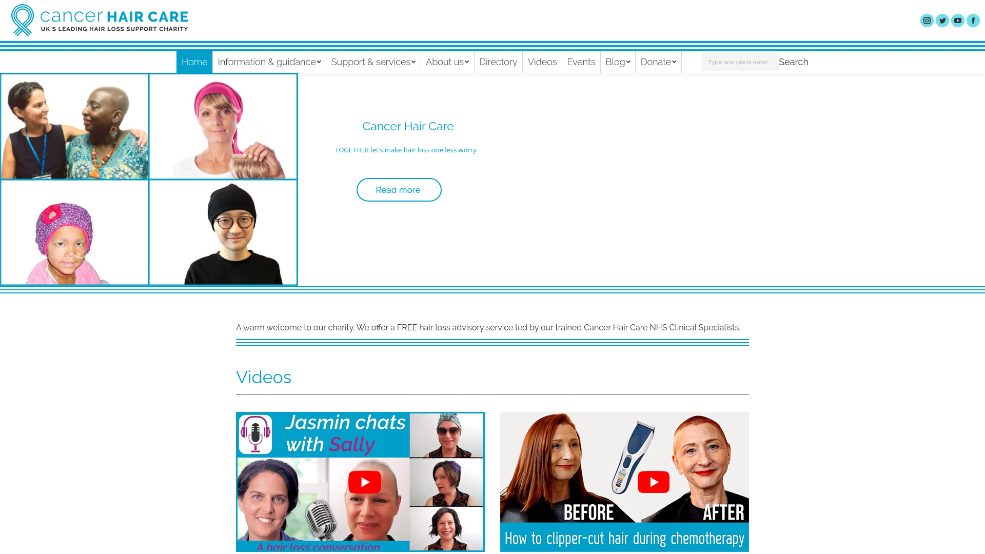 Website screenshot