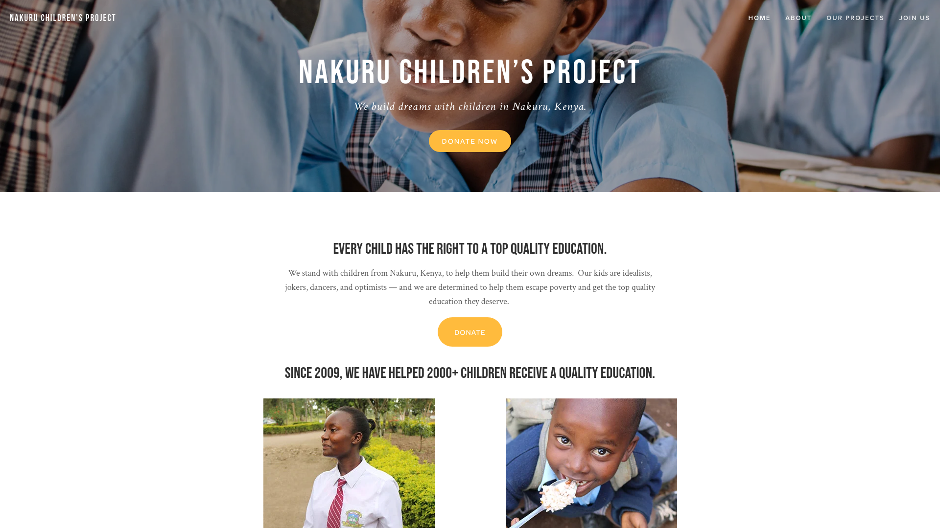 Website screenshot