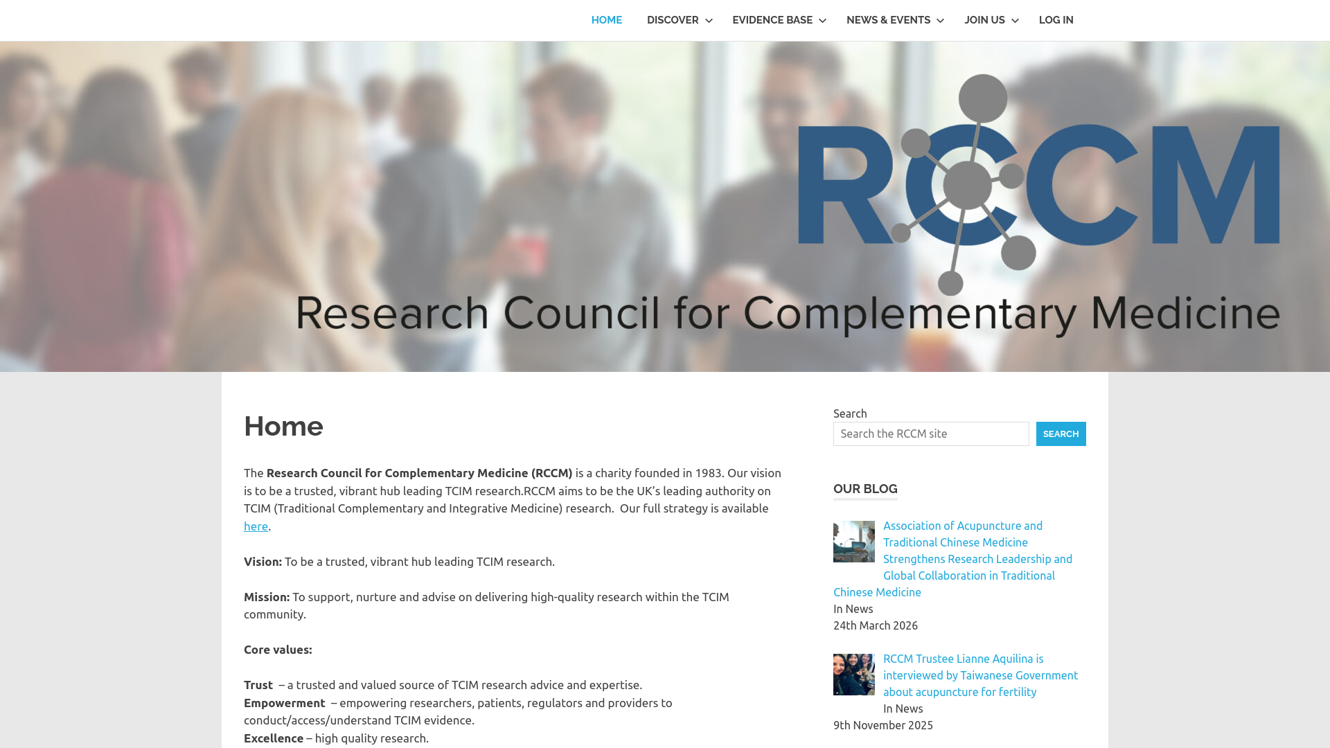 Website screenshot