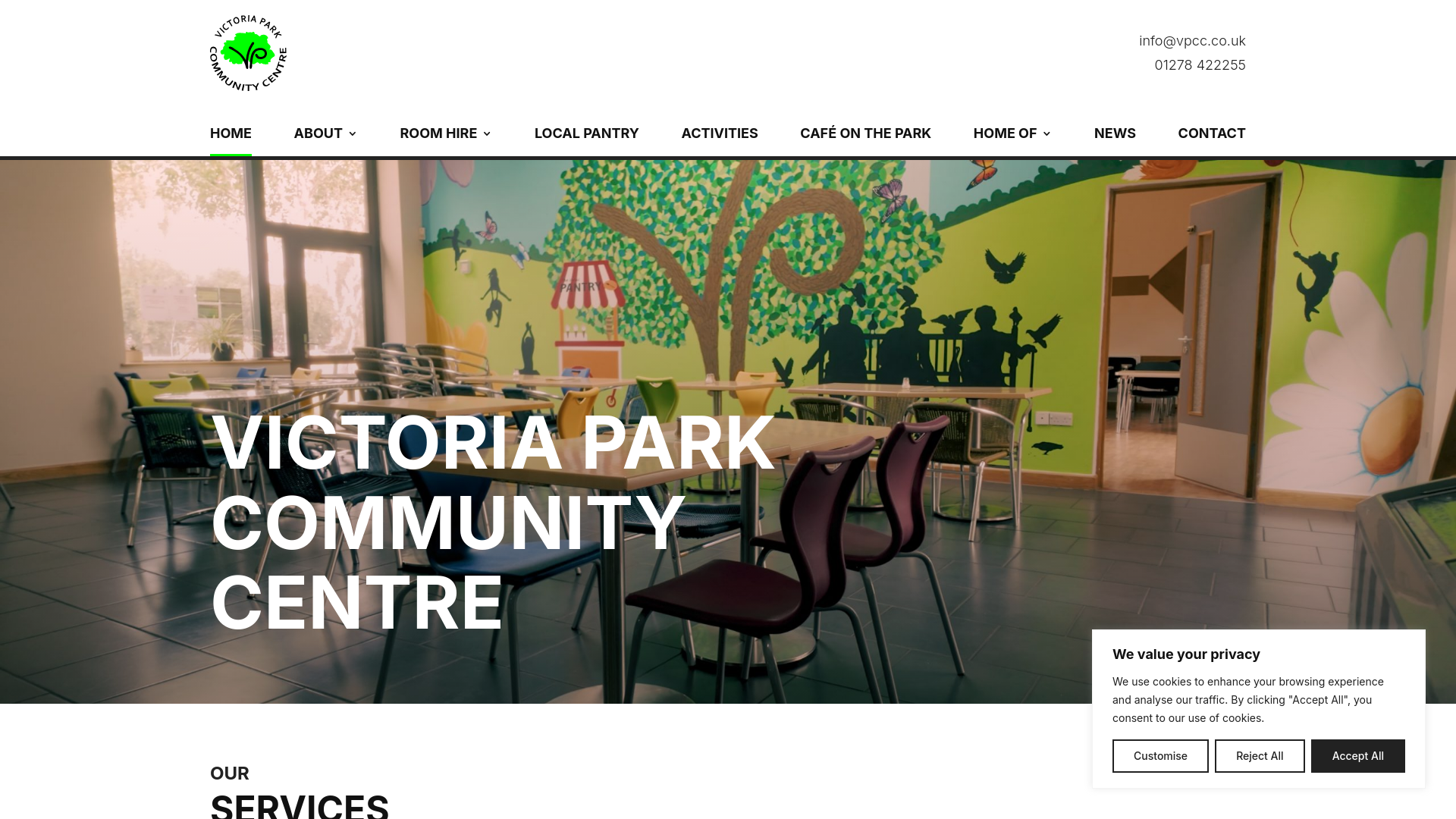 Website screenshot